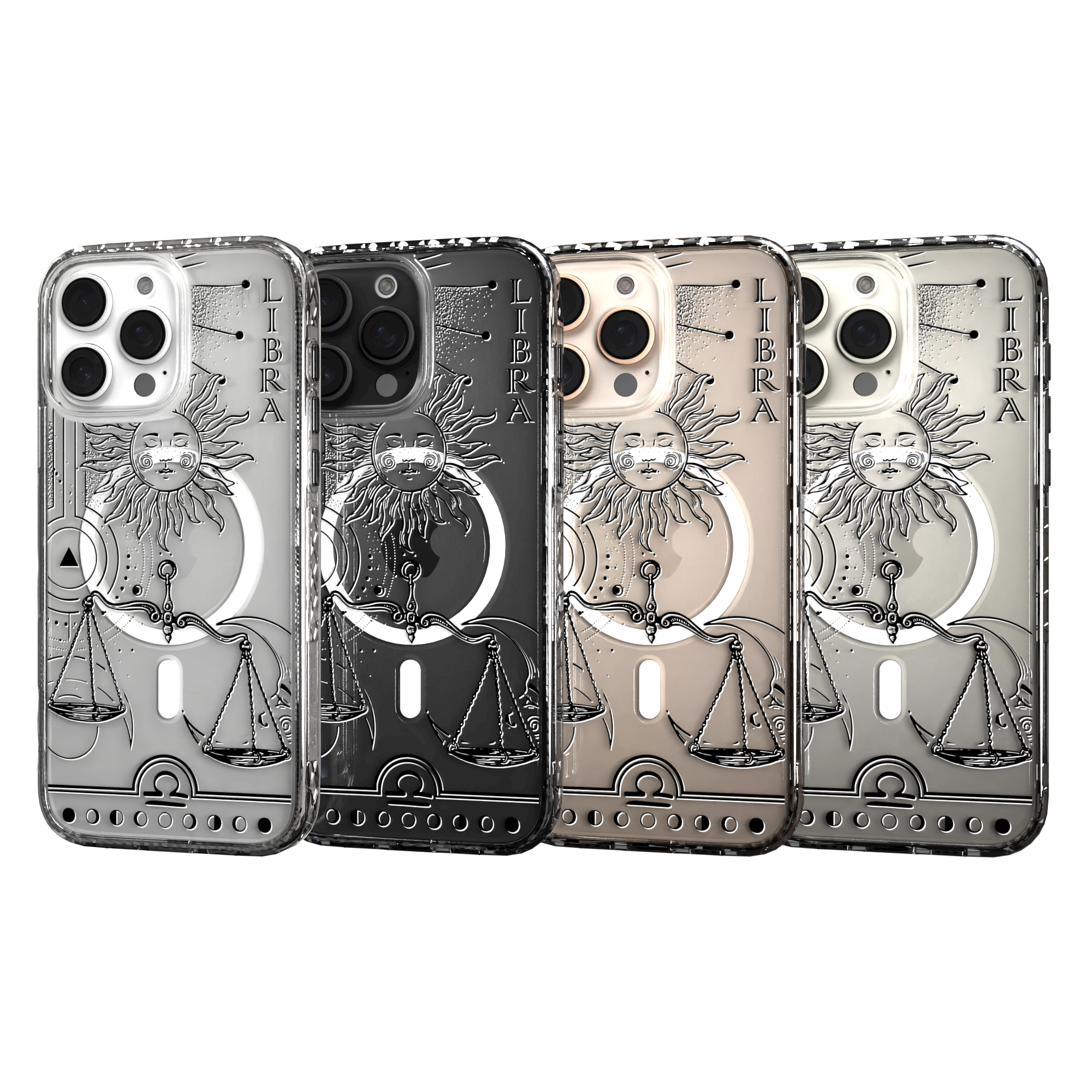 iPhone 16 Series | MagSafe | Zodiac Collection | Libra Libra Black / iPhone 16 Pro Max / Clear