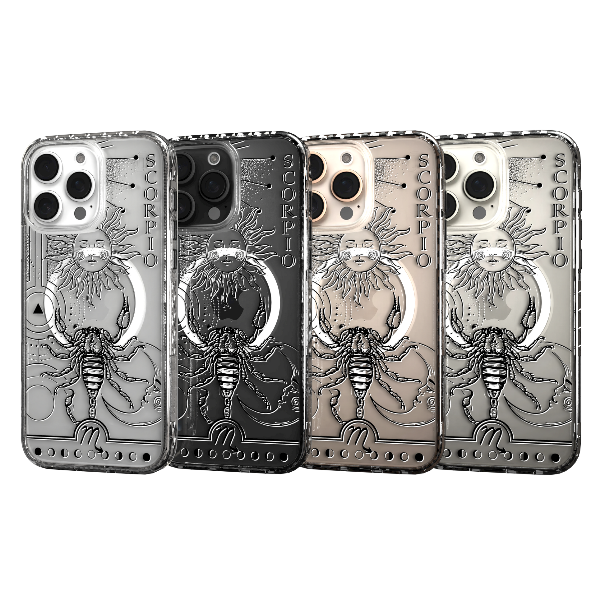 iPhone 16 Series | MagSafe | Zodiac Collection | Scorpio Scorpio Black / iPhone 16 Pro Max / Clear