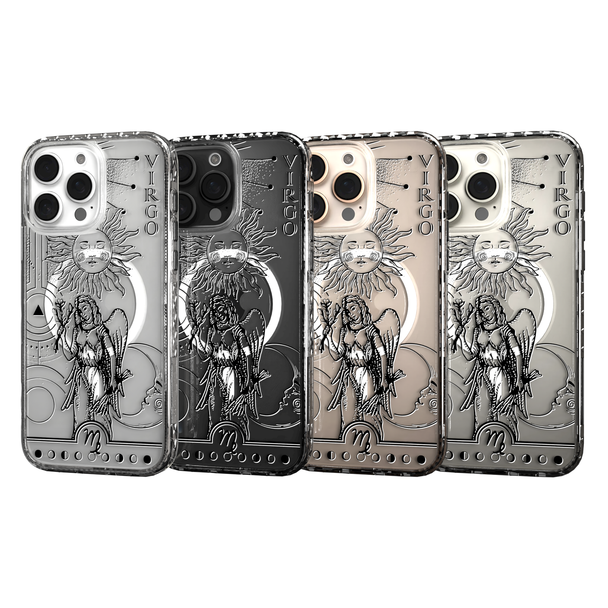 iPhone 16 Series | MagSafe | Zodiac Collection | Virgo Virgo Black / iPhone 16 Pro Max / Clear