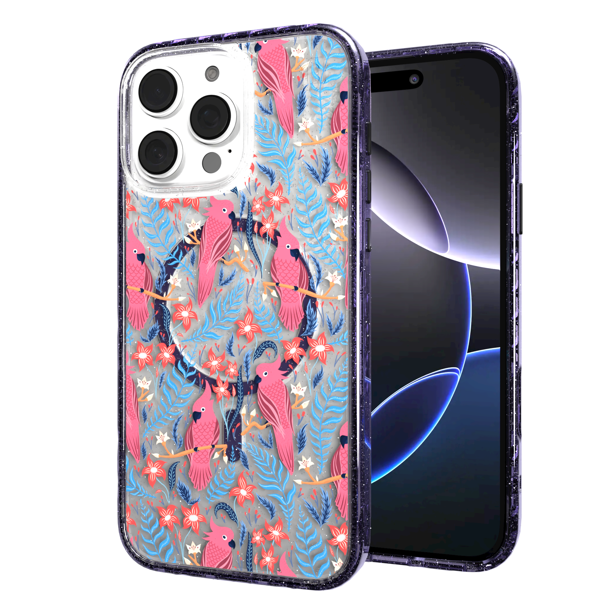 iPhone 16 Series | MagSafe | Bird Case | Oasis Blossom