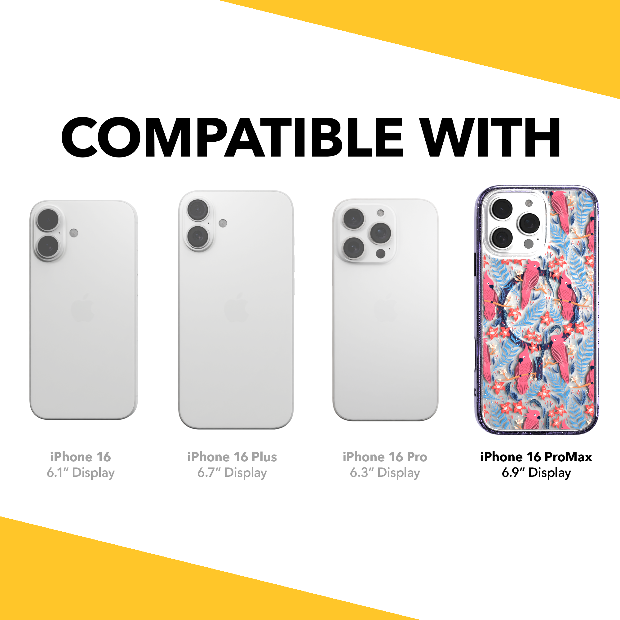 iPhone 16 Series | MagSafe | Bird Case | Oasis Blossom Oasis Blossom / iPhone 16 Pro Max / Lilac Sparkle