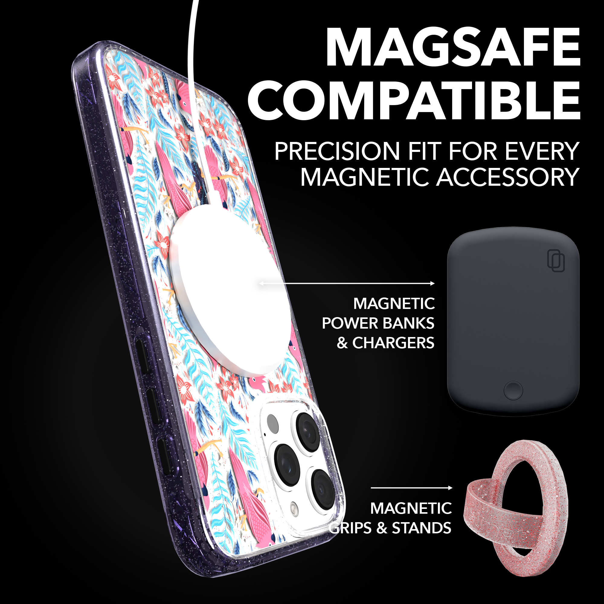 iPhone 16 Series | MagSafe | Bird Case | Oasis Blossom
