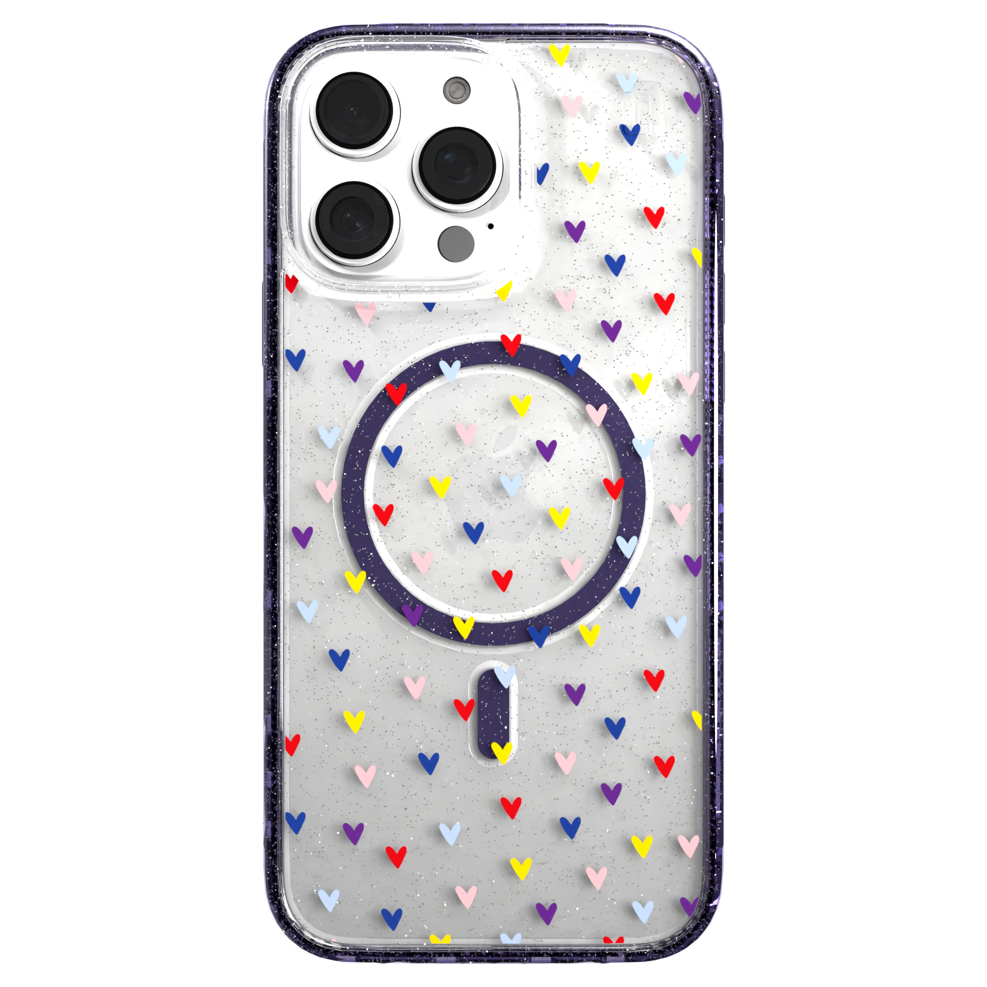 iPhone 16 Series | MagSafe | Heart Collection | Adoring Amore Adoring Amore / iPhone 16 Pro Max / Lilac Sparkle