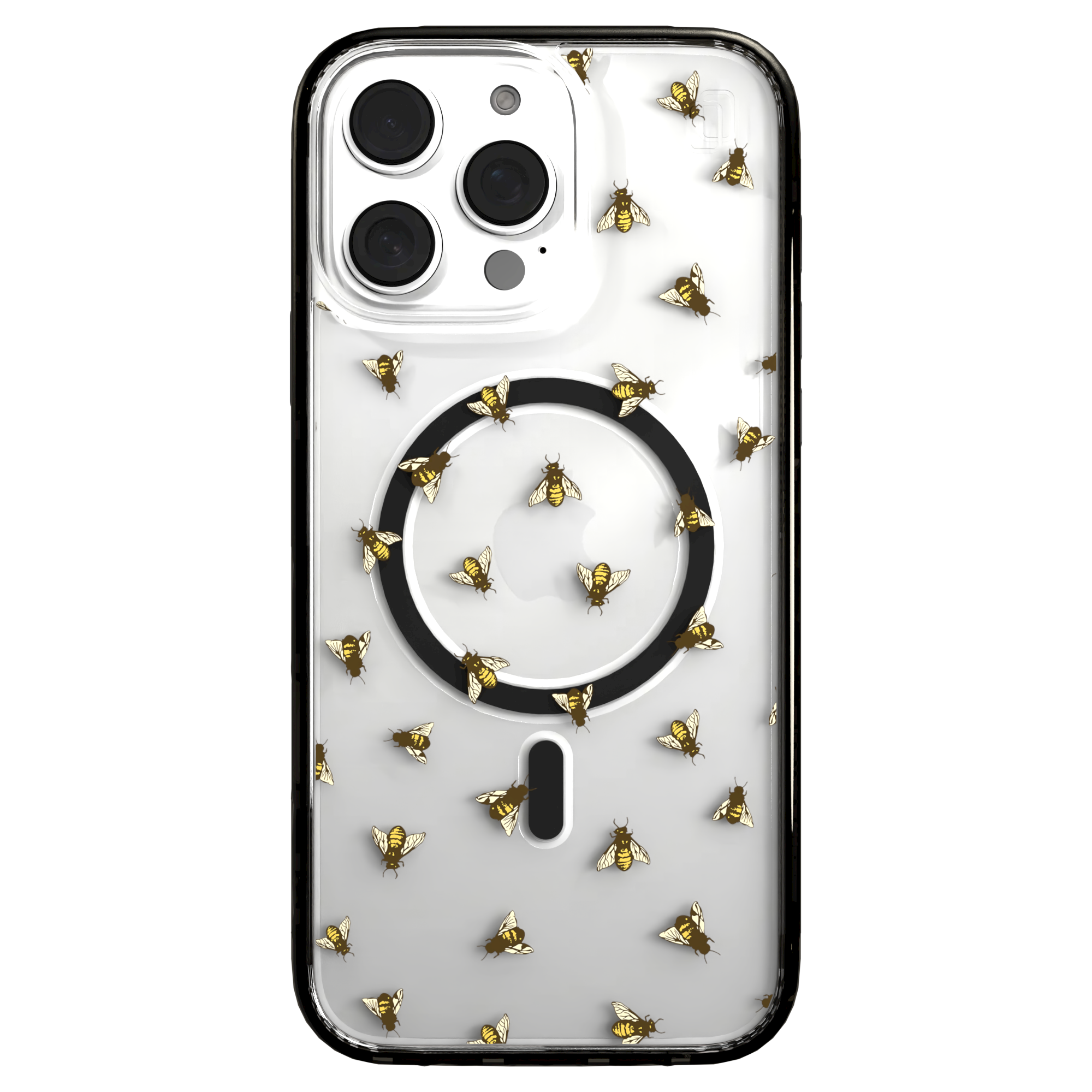 iPhone 16 Series | MagSafe | Bees Case | Sweet Like Honey Sweet Like Honey / iPhone 16 Pro Max / Black