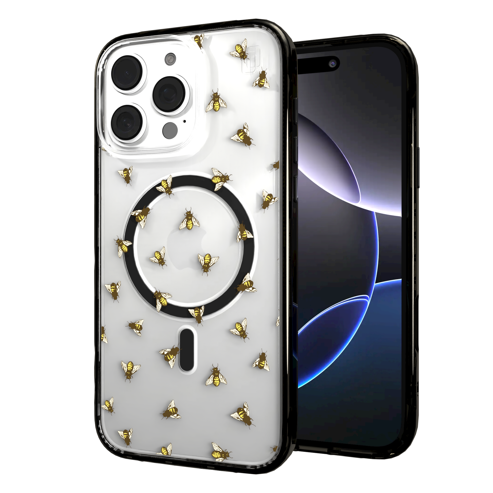iPhone 16 Series | MagSafe | Bees Case | Sweet Like Honey Sweet Like Honey / iPhone 16 Pro Max / Black
