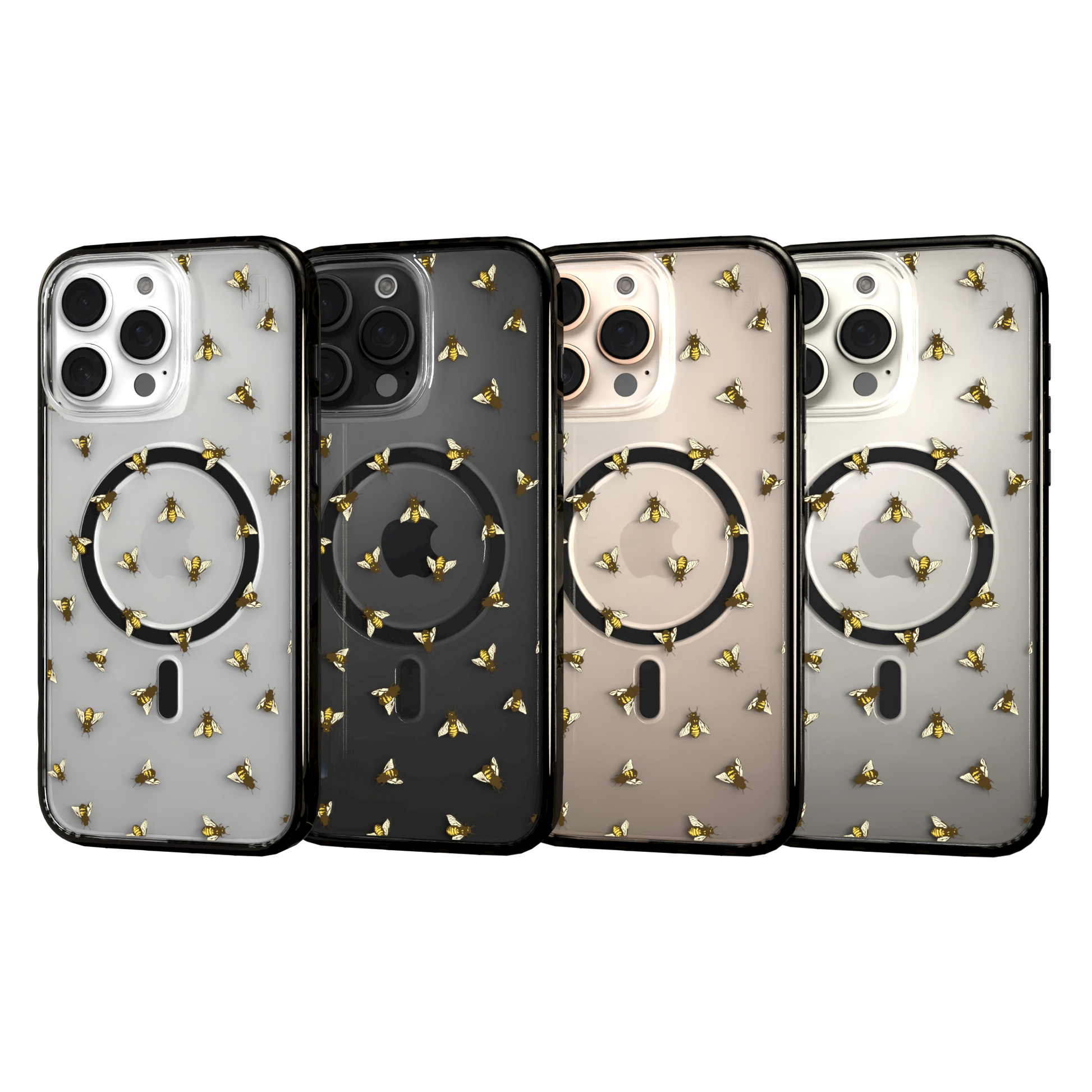 iPhone 16 Series | MagSafe | Bees Case | Sweet Like Honey Sweet Like Honey / iPhone 16 Pro Max / Black