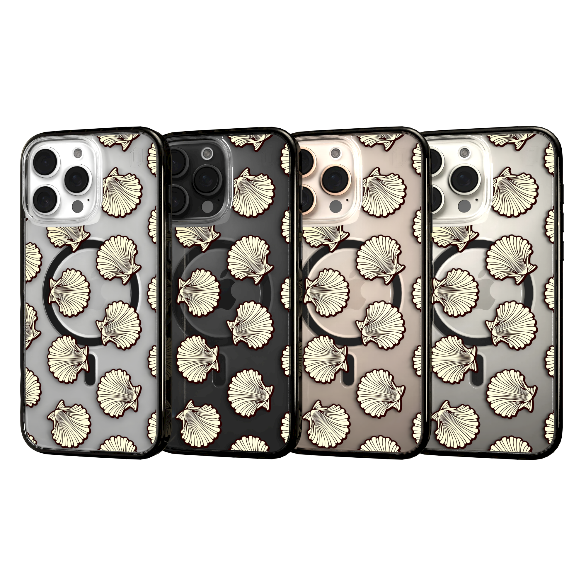 iPhone 16 Series | MagSafe | Coastal Case Collection | Seamless Seashells