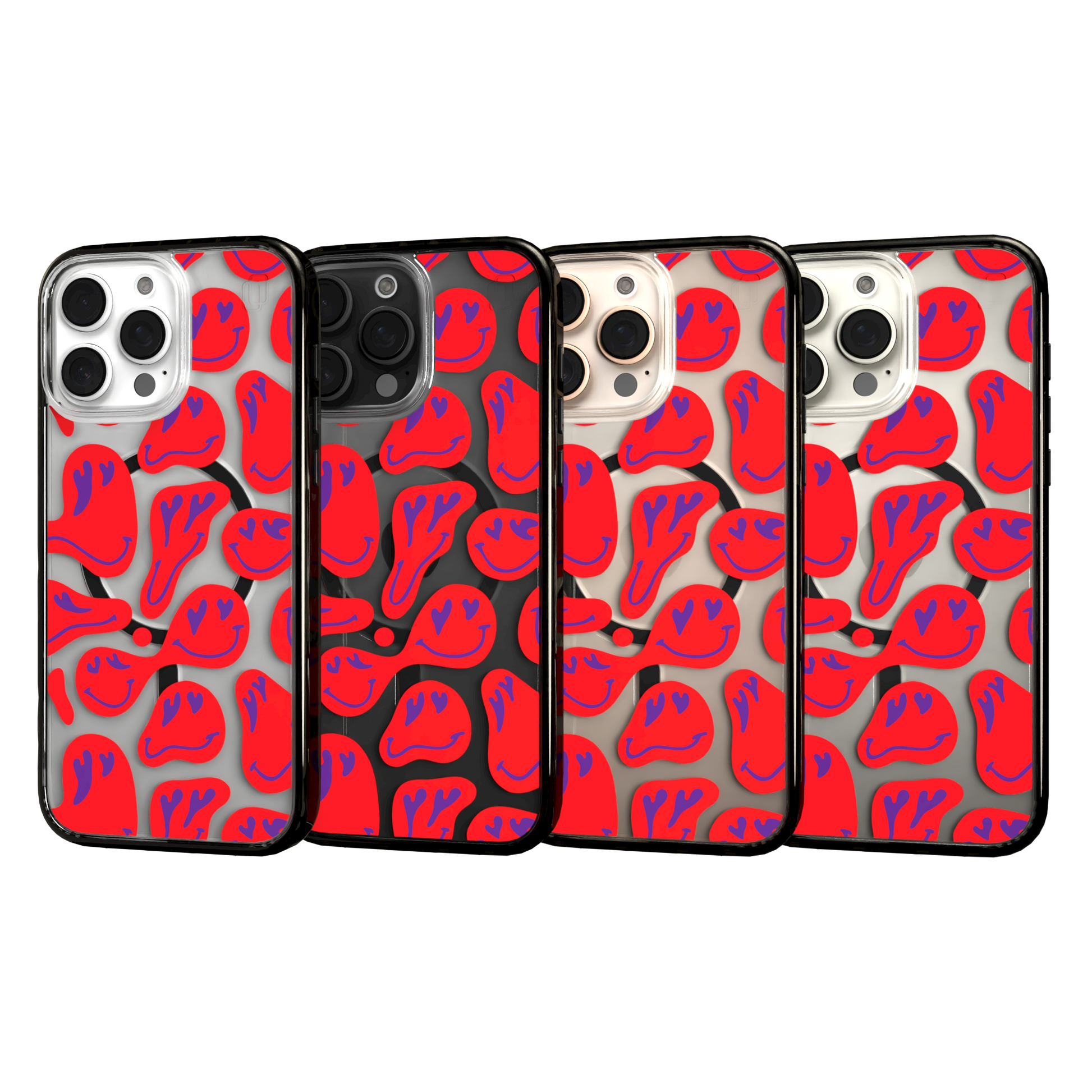 iPhone 16 Series | MagSafe | Heart Collection | Melting Bliss Heart Case Melting Bliss / iPhone 16 Pro Max / Black