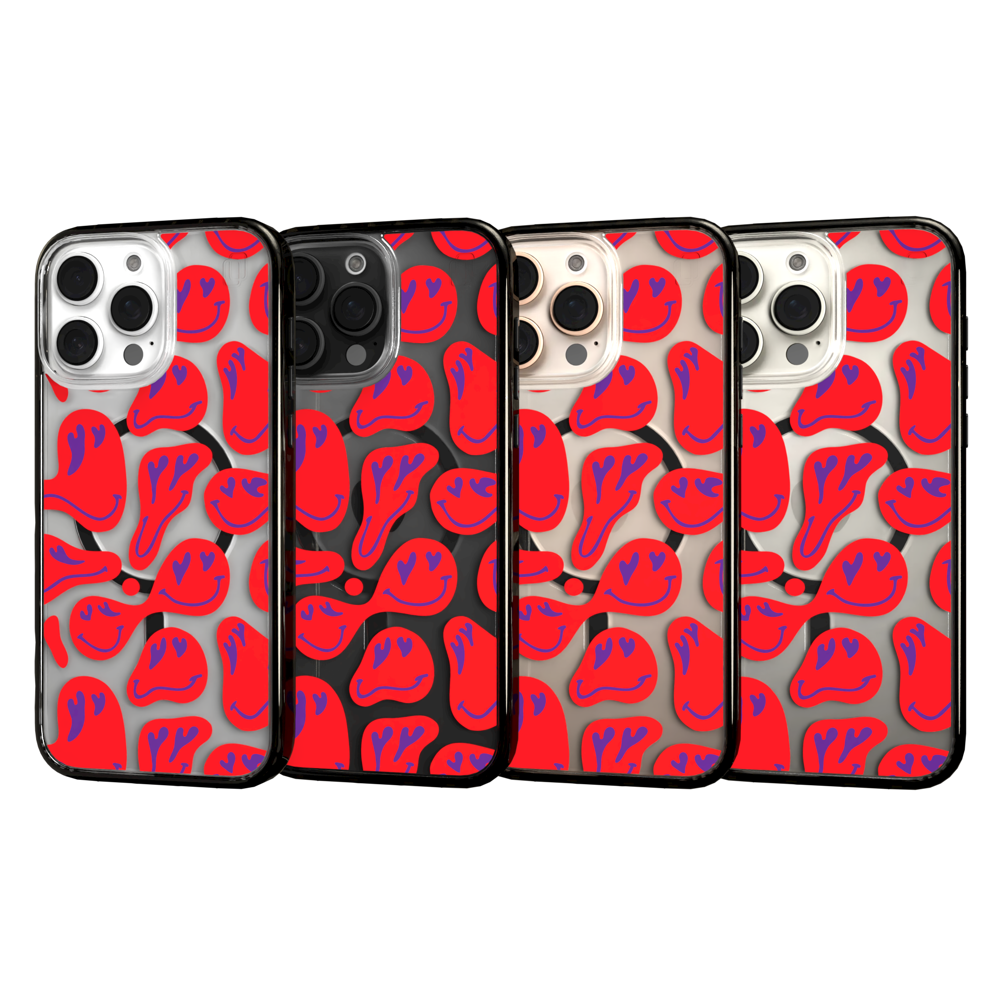iPhone 16 Series | MagSafe | Heart Collection | Melting Bliss Heart Case Melting Bliss / iPhone 16 Pro Max / Black