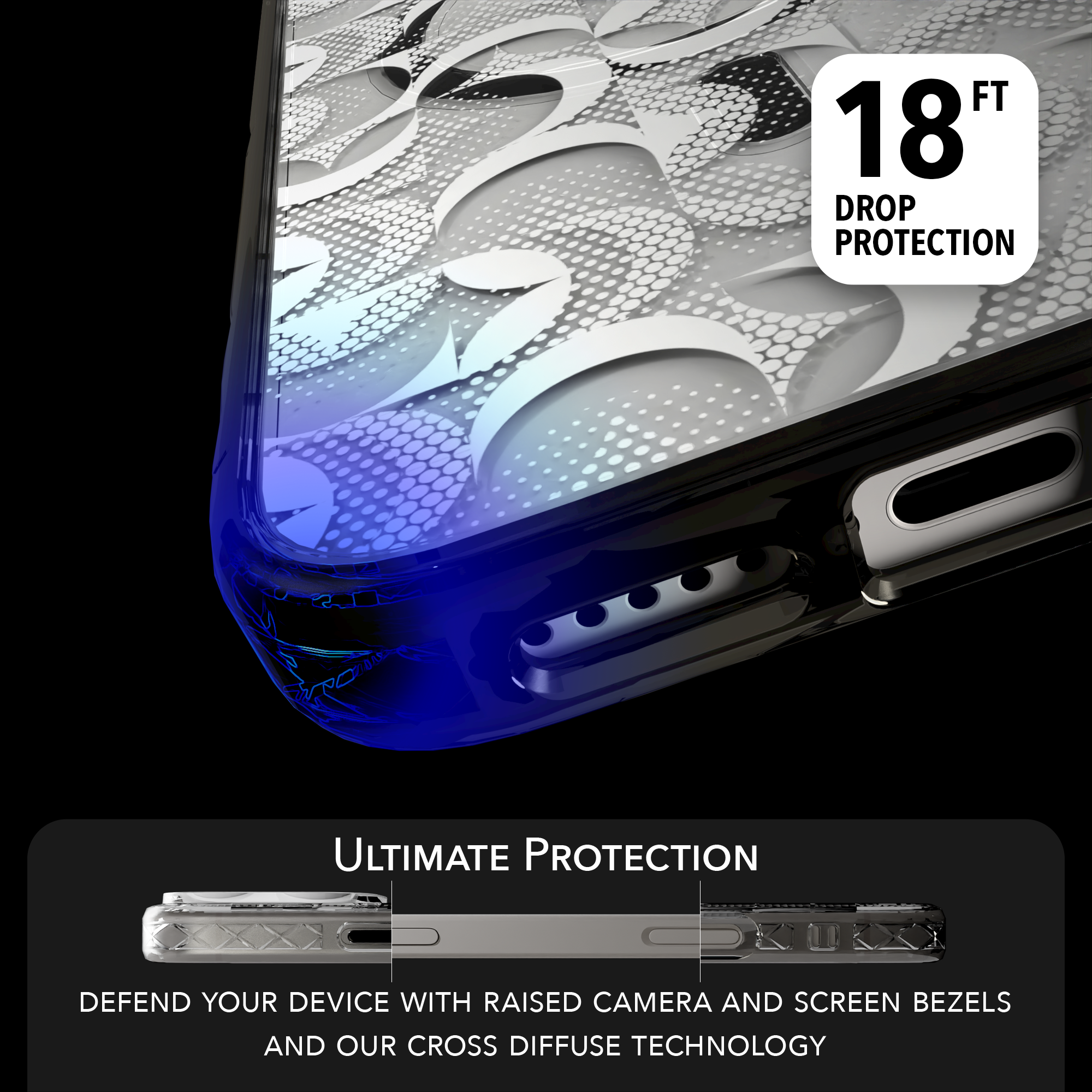 iPhone 16 Series | MagSafe | Abstract Art Case | Retro White Swirls Retro White / iPhone 16 Pro Max / Black