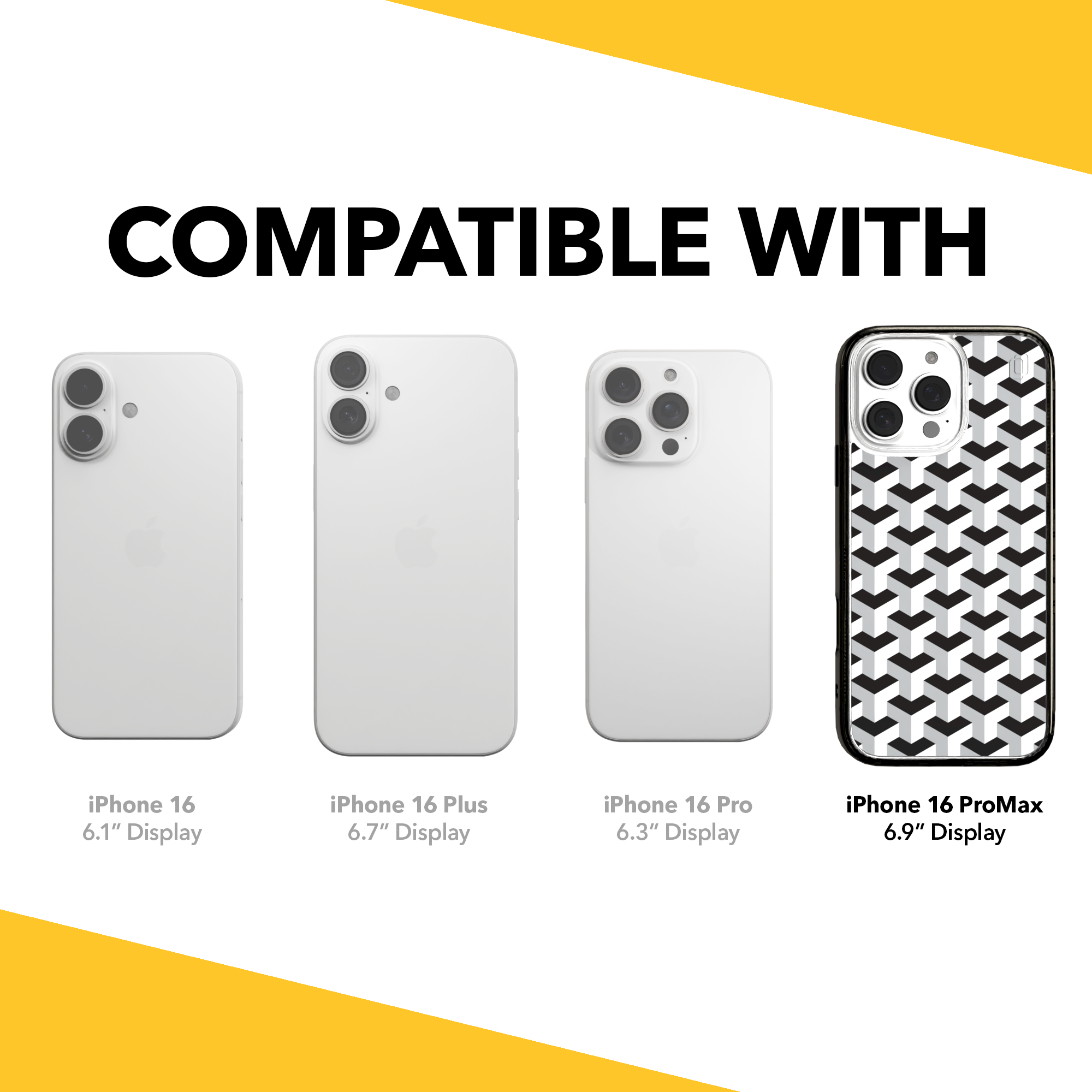 iPhone 16 Series | MagSafe | Monochromatic Case Designs | Infinite Stairway Infinite Stairway / iPhone 16 Pro Max / Black