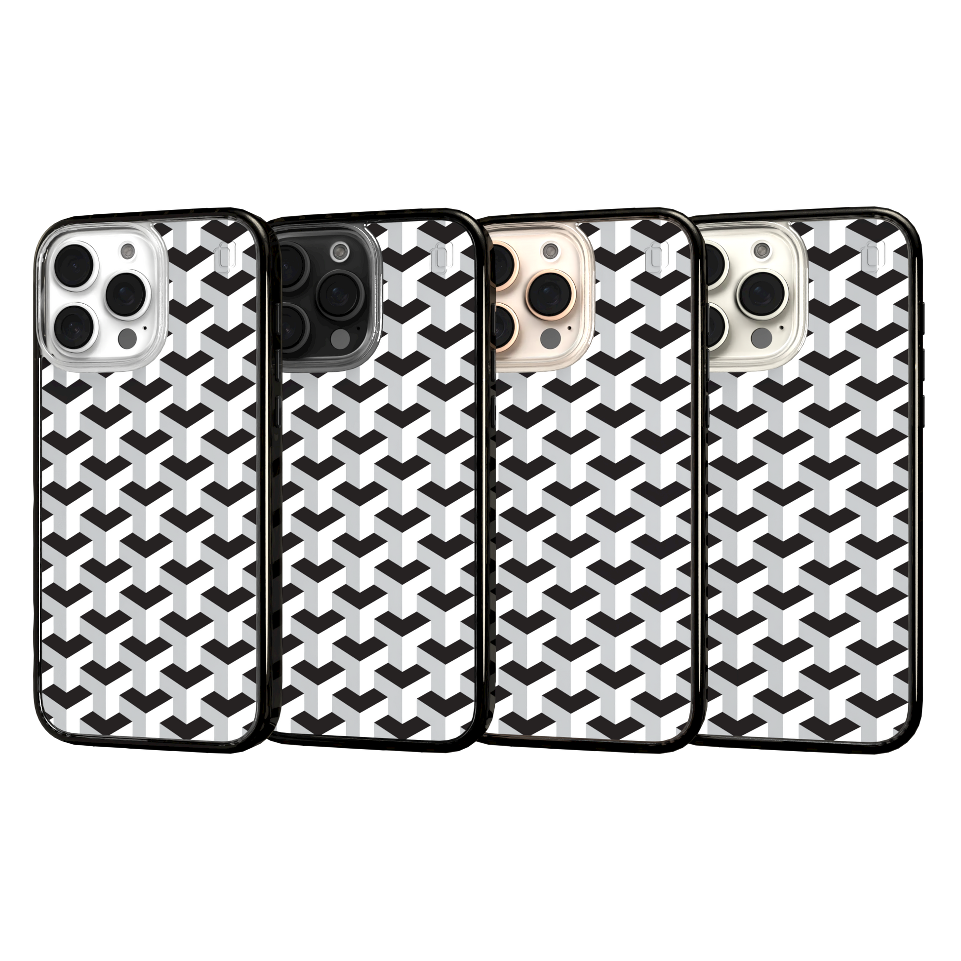 iPhone 16 Series | MagSafe | Monochromatic Case Designs | Infinite Stairway Infinite Stairway / iPhone 16 Pro Max / Black