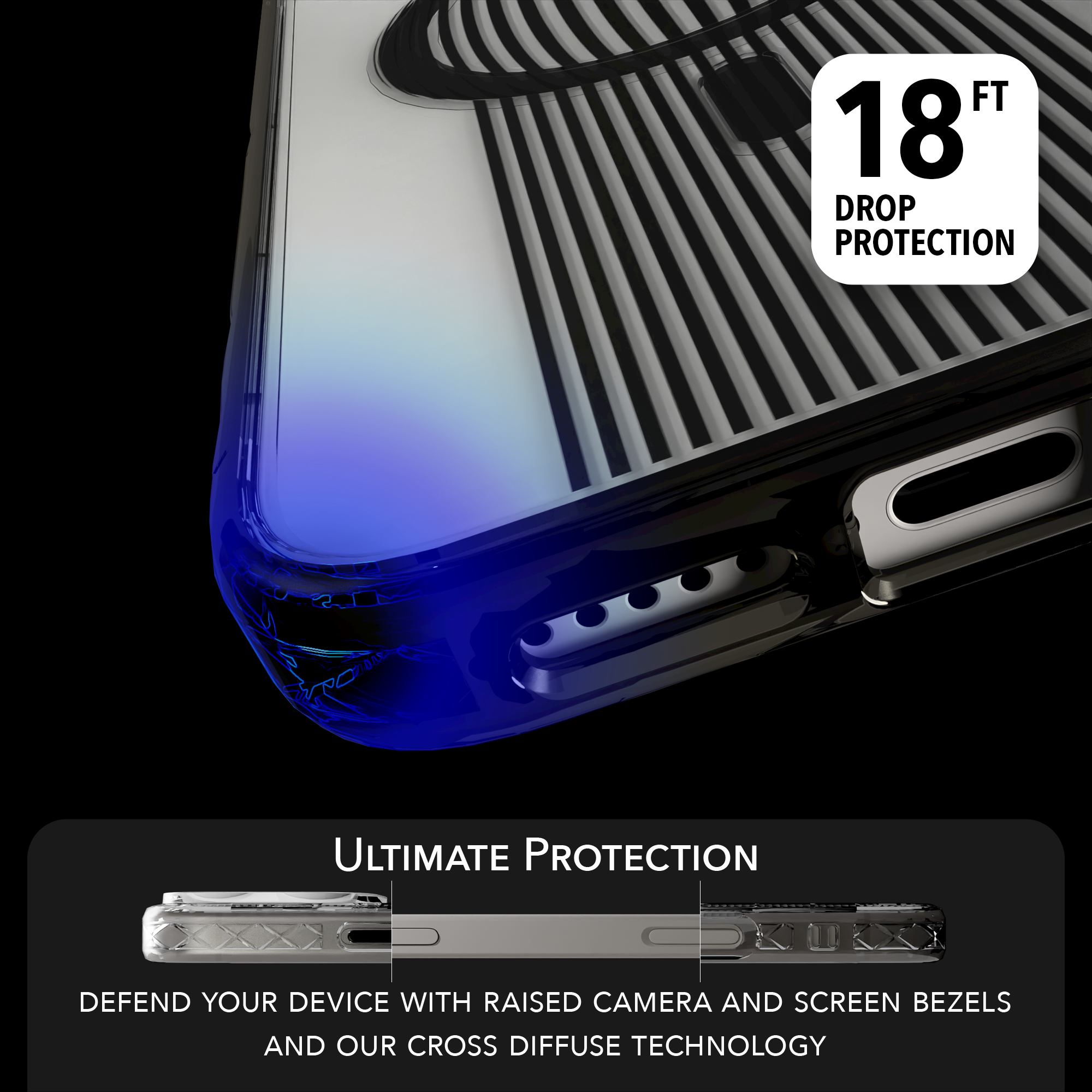 iPhone 16 Series | MagSafe | Monochromatic Case Designs | Gravity Sphere Gravity / iPhone 16 Pro Max / Black