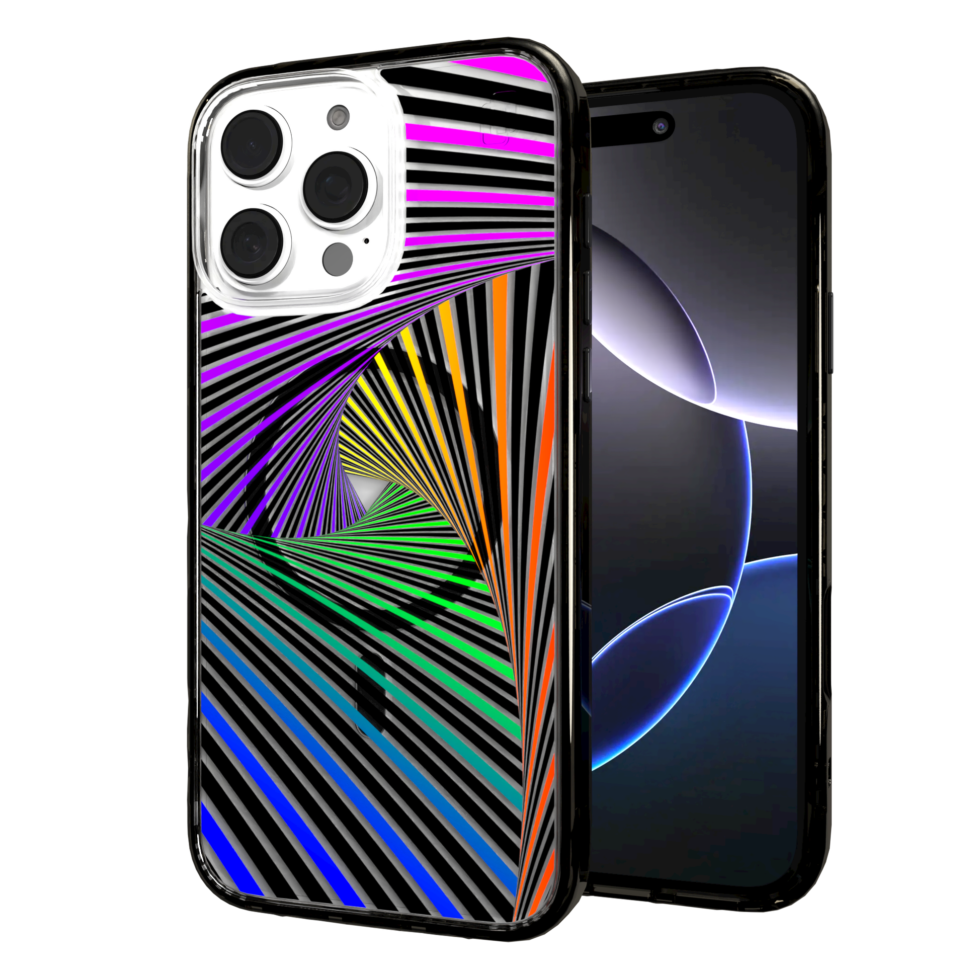 iPhone 16 Series | MagSafe | Monochromatic Case Designs | Prism Prsima / iPhone 16 Pro Max / Black