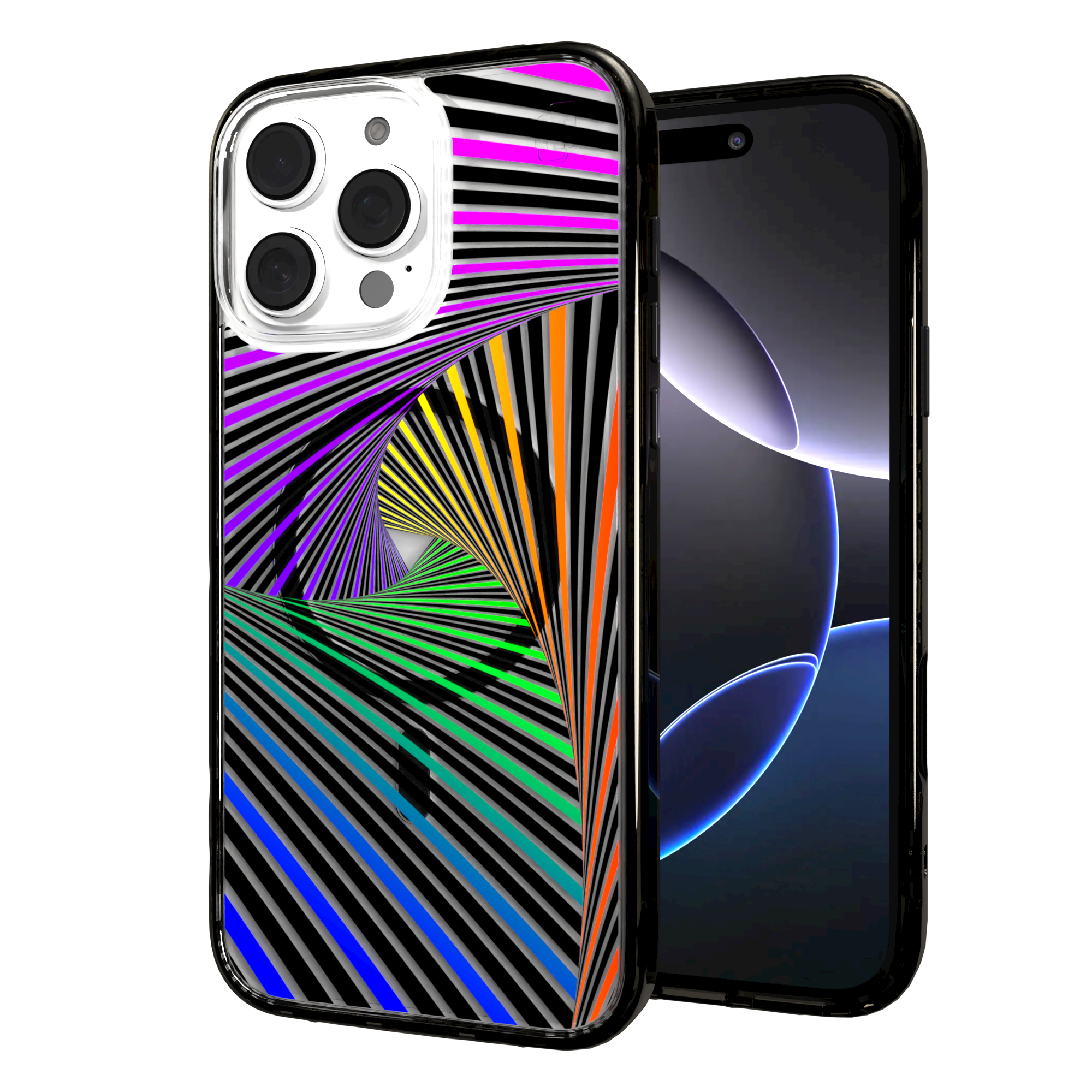 iPhone 16 Series | MagSafe | Monochromatic Case Designs | Prism Prsima / iPhone 16 Pro Max / Black