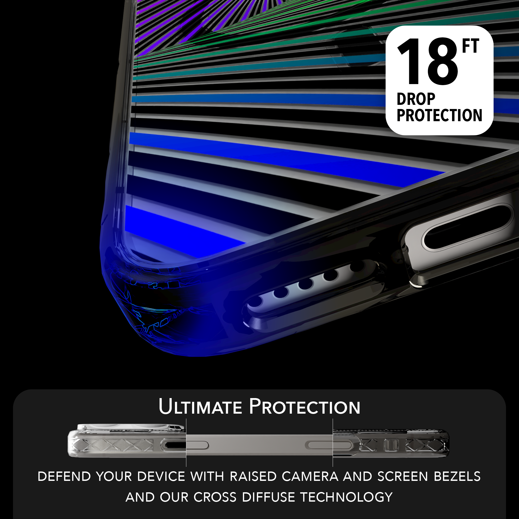 iPhone 16 Series | MagSafe | Monochromatic Case Designs | Prism Prsima / iPhone 16 Pro Max / Black