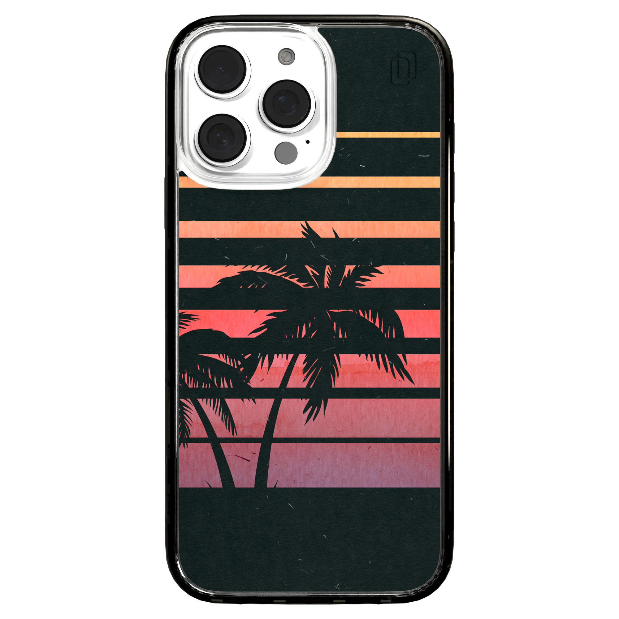 iPhone 16 Series | MagSafe | Summer Vibes Case Collection | Beach Sunset Beach Sunset / iPhone 16 Pro Max / Black