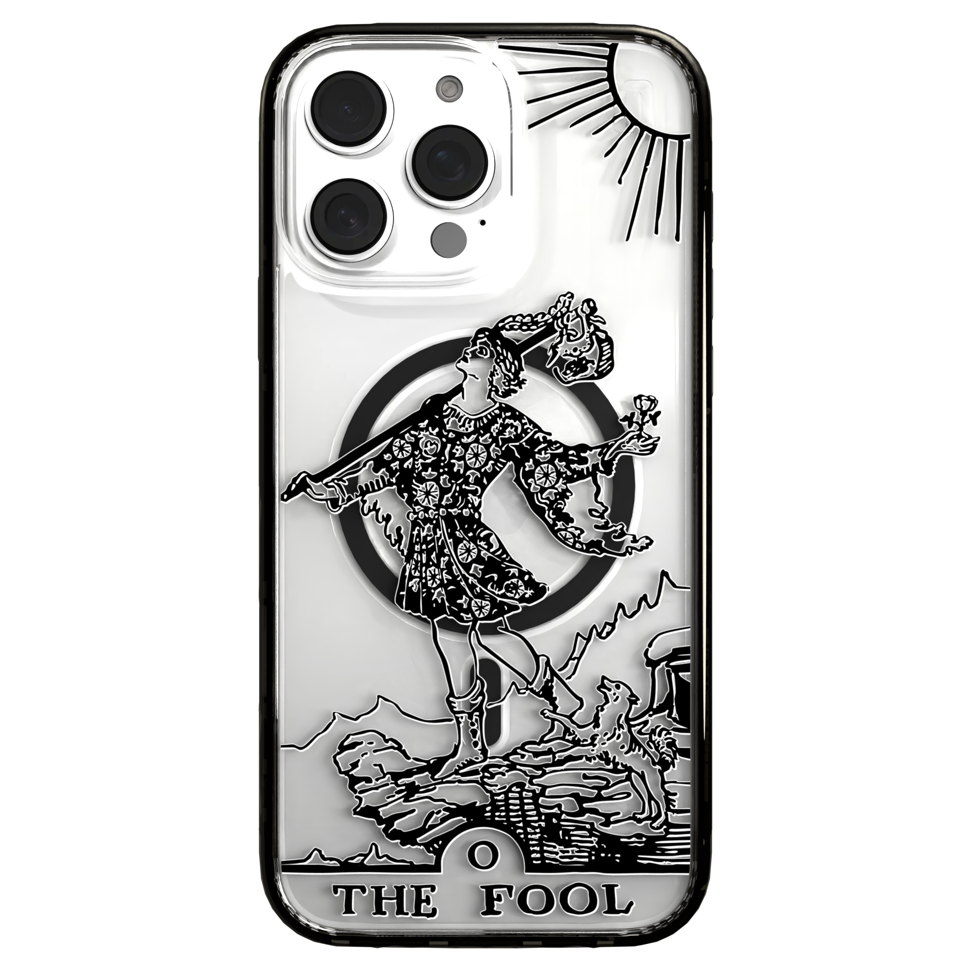 iPhone 16 Series | MagSafe | Tarot Collection | The Fool The Fool - Line / iPhone 16 Pro Max / Black