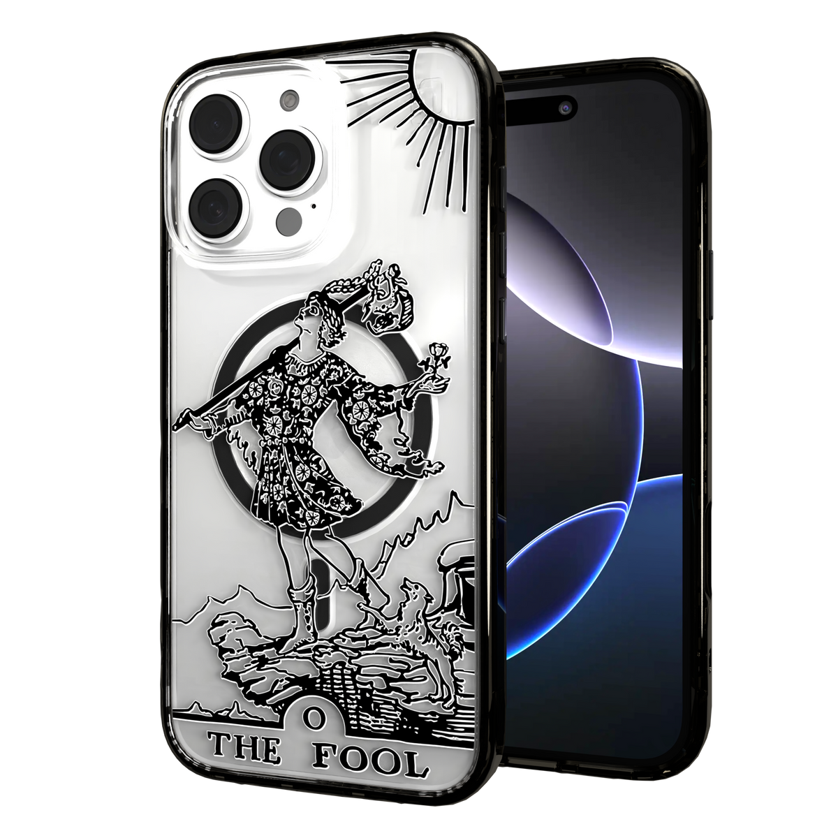 iPhone 16 Series | MagSafe | Tarot Collection | The Fool The Fool - Line / iPhone 16 Pro Max / Black