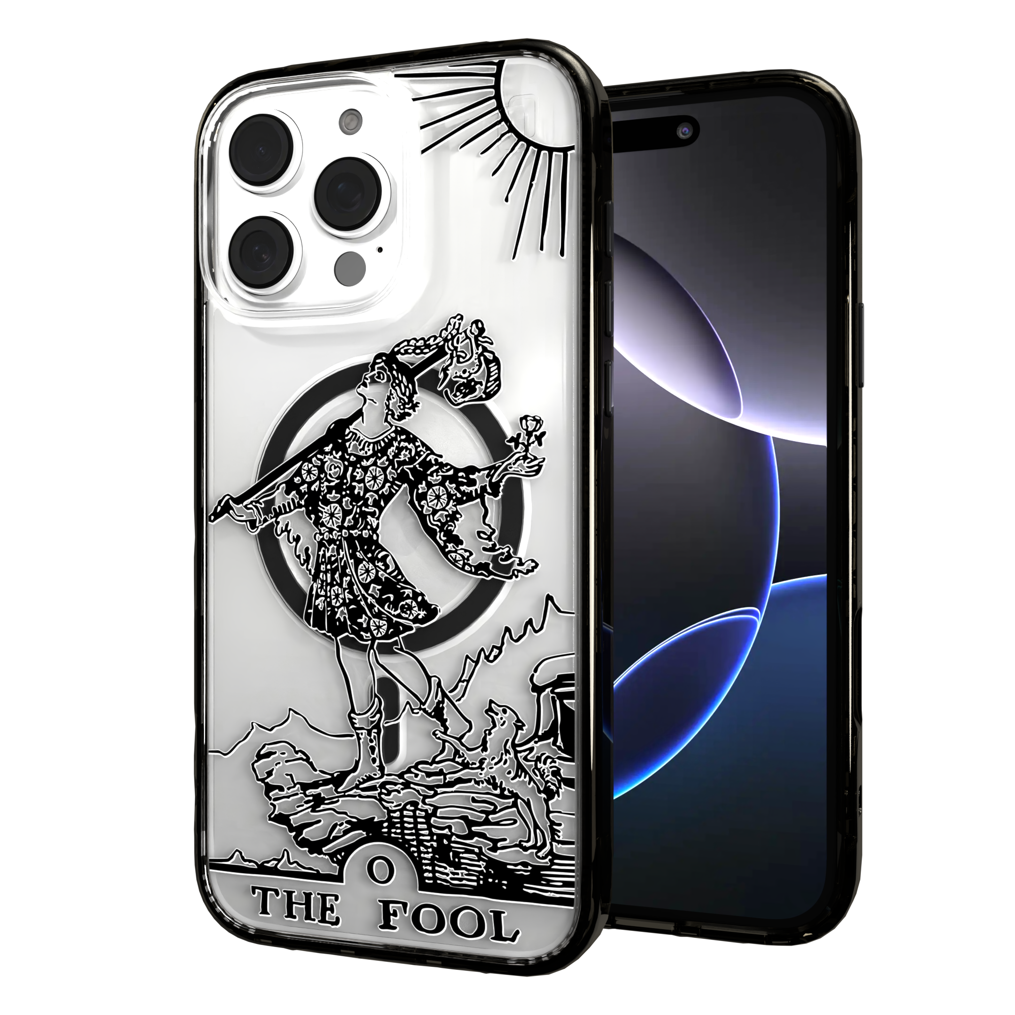 iPhone 16 Series | MagSafe | Tarot Collection | The Fool The Fool - Line / iPhone 16 Pro Max / Black