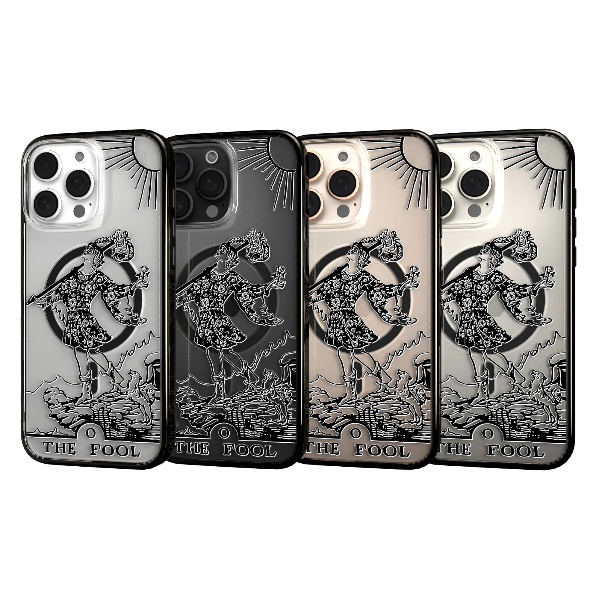 iPhone 16 Series | MagSafe | Tarot Collection | The Fool The Fool - Line / iPhone 16 Pro Max / Black