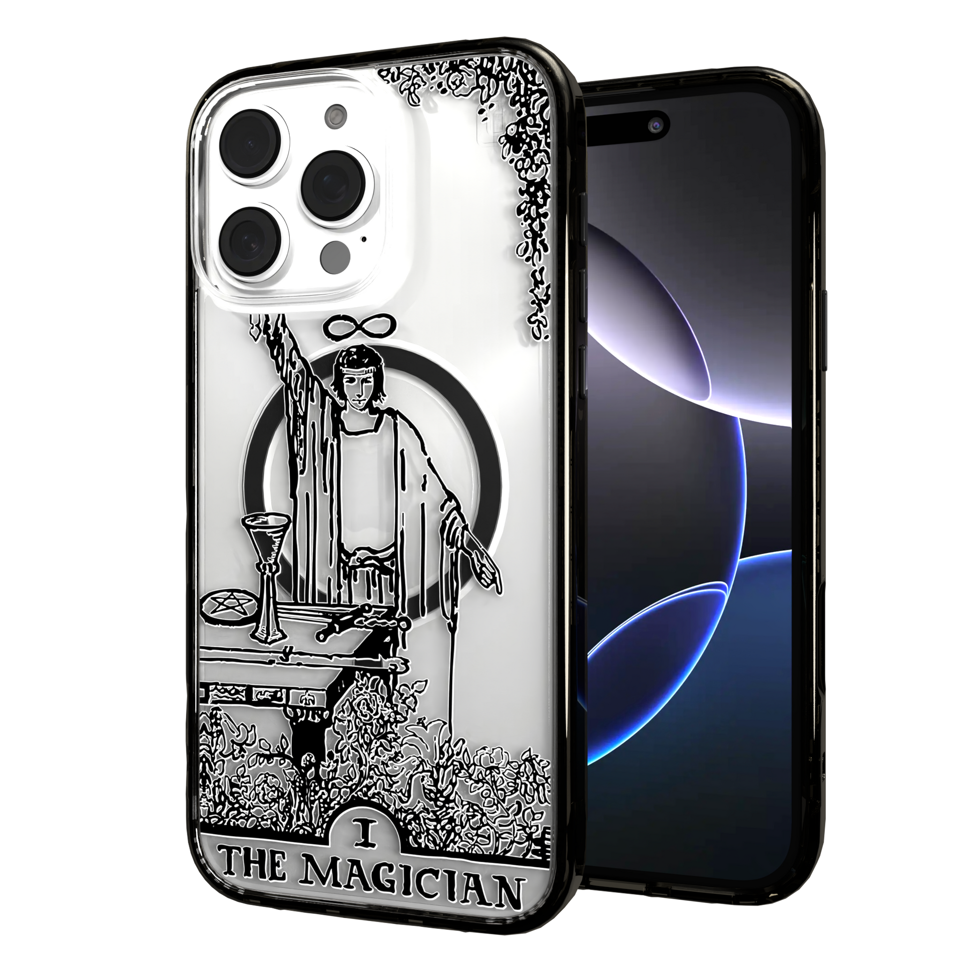 iPhone 16 Series | MagSafe | Tarot Collection | The Magician The Magician - Line / iPhone 16 Pro Max / Black
