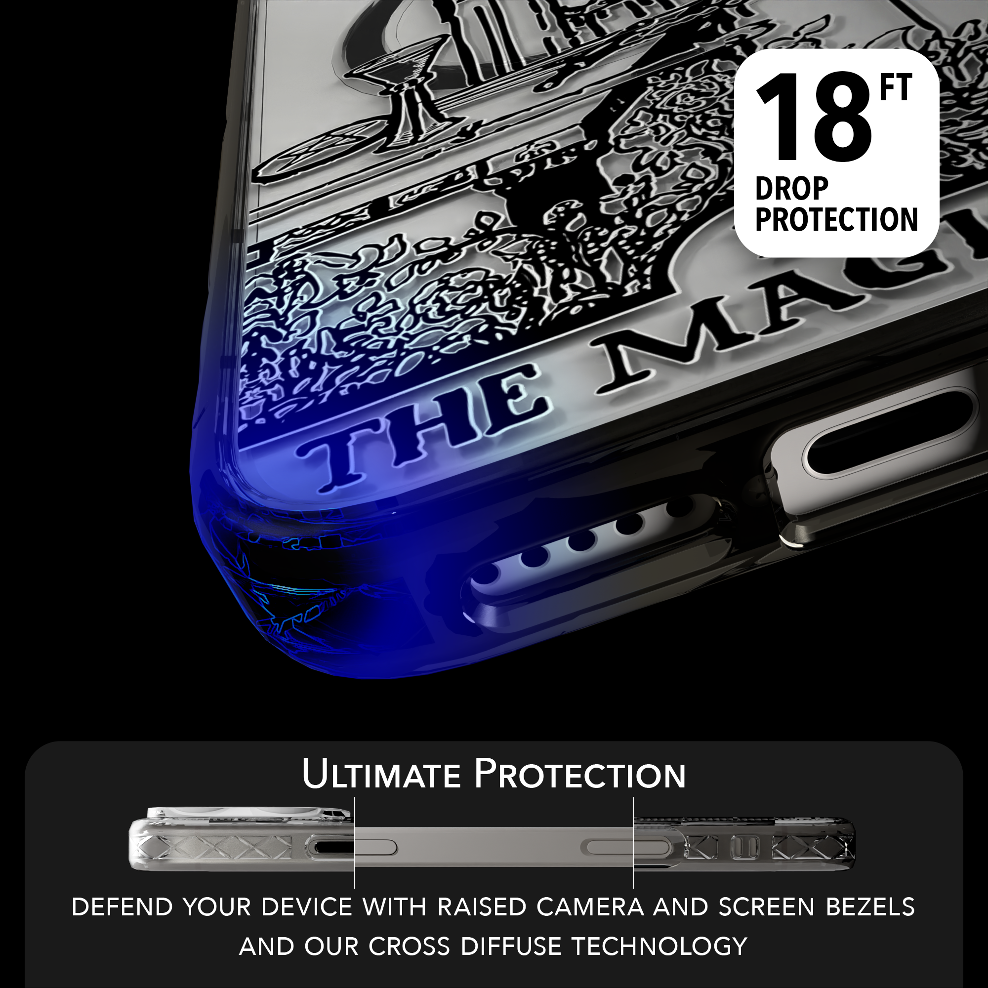 iPhone 16 Series | MagSafe | Tarot Collection | The Magician The Magician - Line / iPhone 16 Pro Max / Black