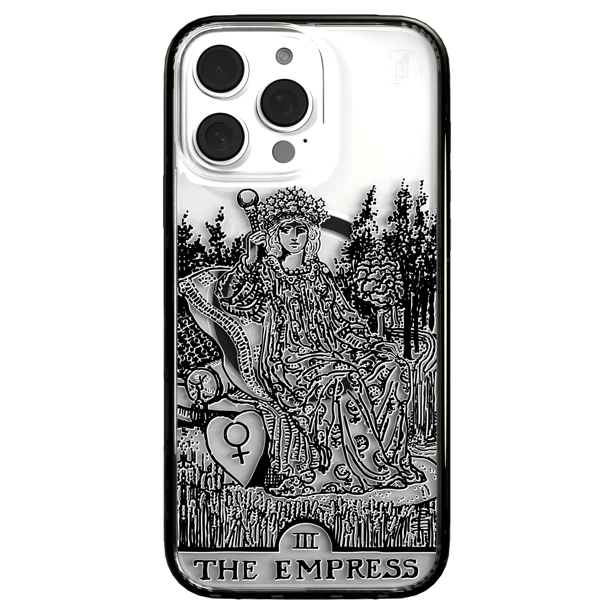 iPhone 16 Series | MagSafe | Tarot Collection | The Empress The Empress - Line / iPhone 16 Pro Max / Black