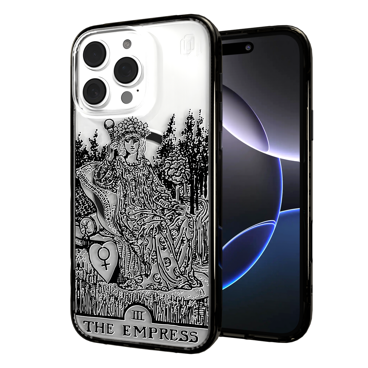 iPhone 16 Series | MagSafe | Tarot Collection | The Empress The Empress - Line / iPhone 16 Pro Max / Black