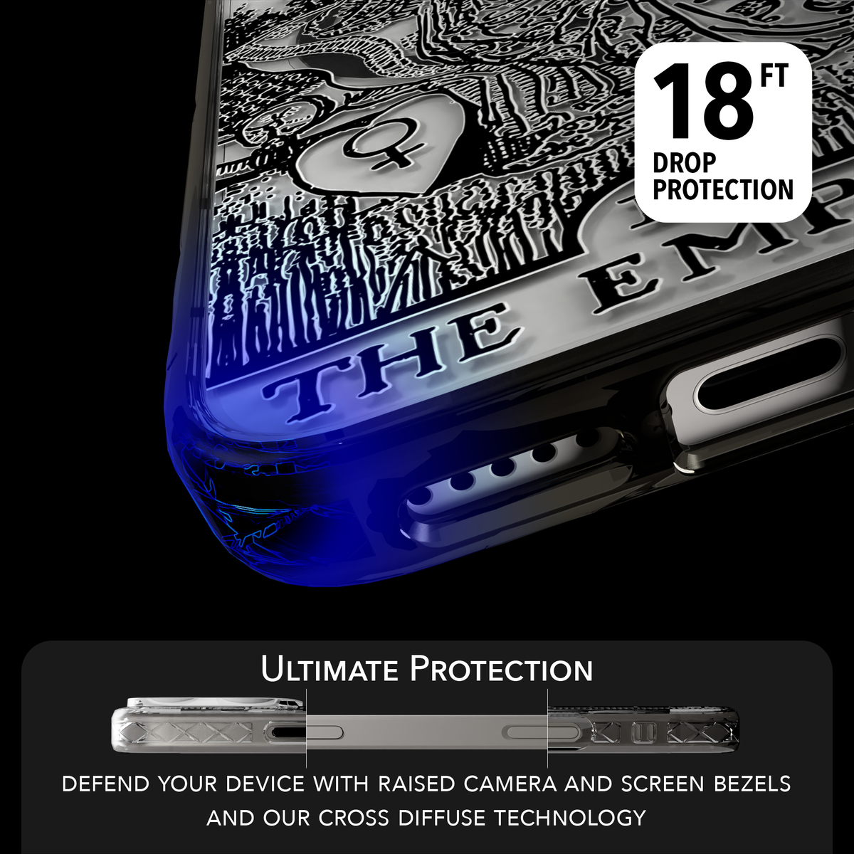 iPhone 16 Series | MagSafe | Tarot Collection | The Empress The Empress - Line / iPhone 16 Pro Max / Black