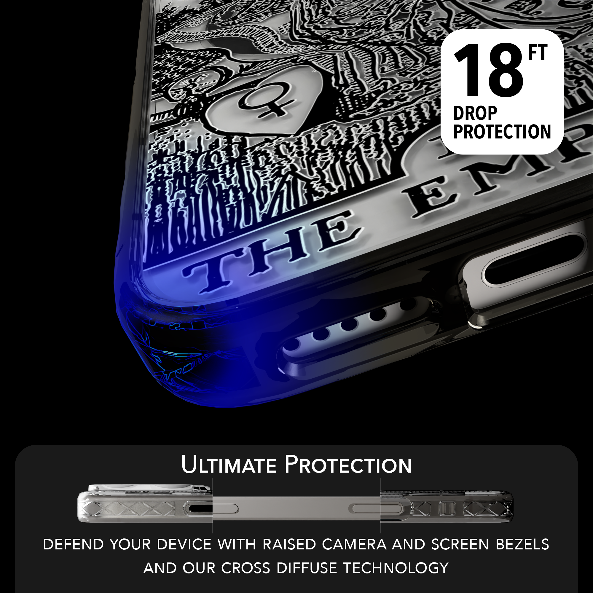 iPhone 16 Series | MagSafe | Tarot Collection | The Empress The Empress - Line / iPhone 16 Pro Max / Black