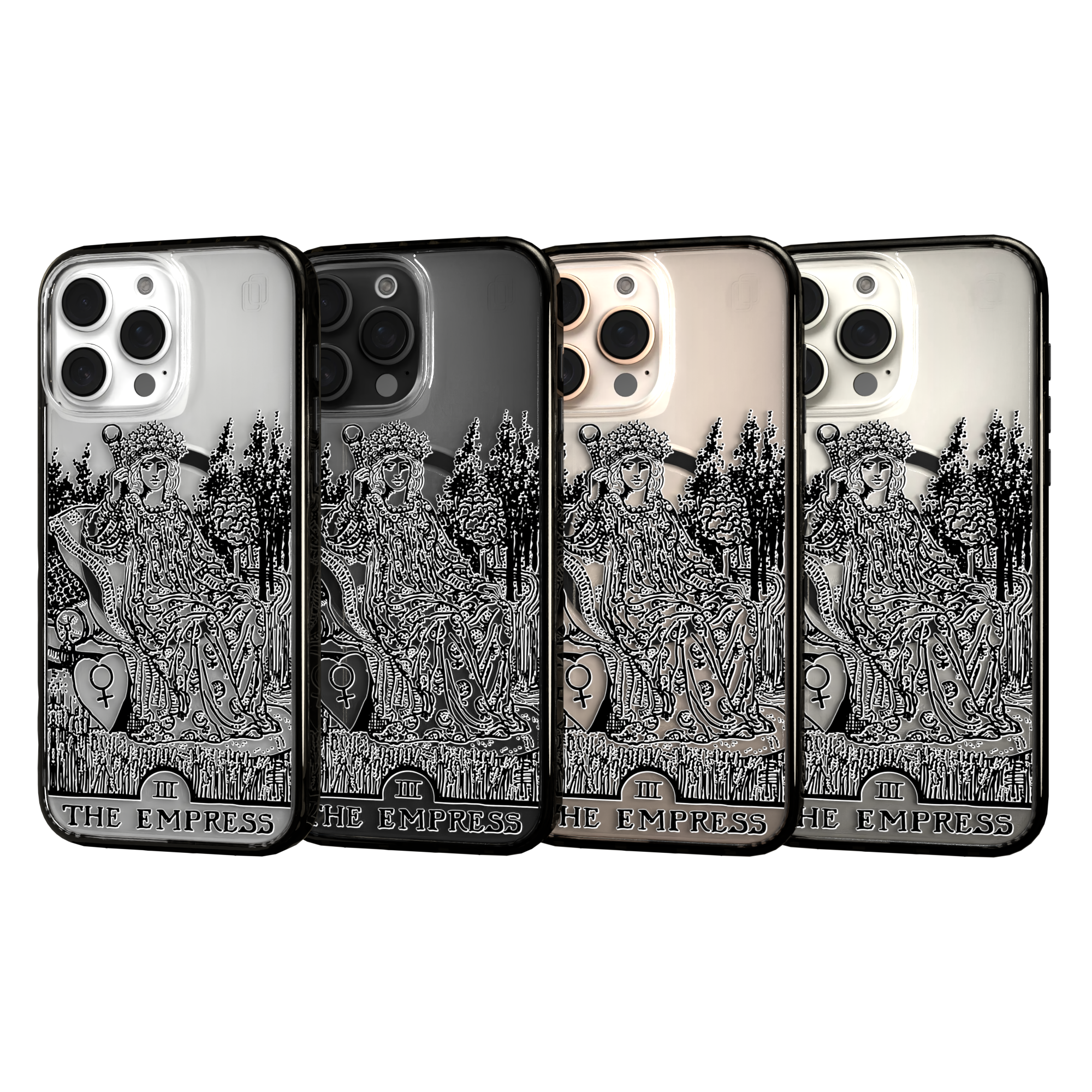 iPhone 16 Series | MagSafe | Tarot Collection | The Empress The Empress - Line / iPhone 16 Pro Max / Black