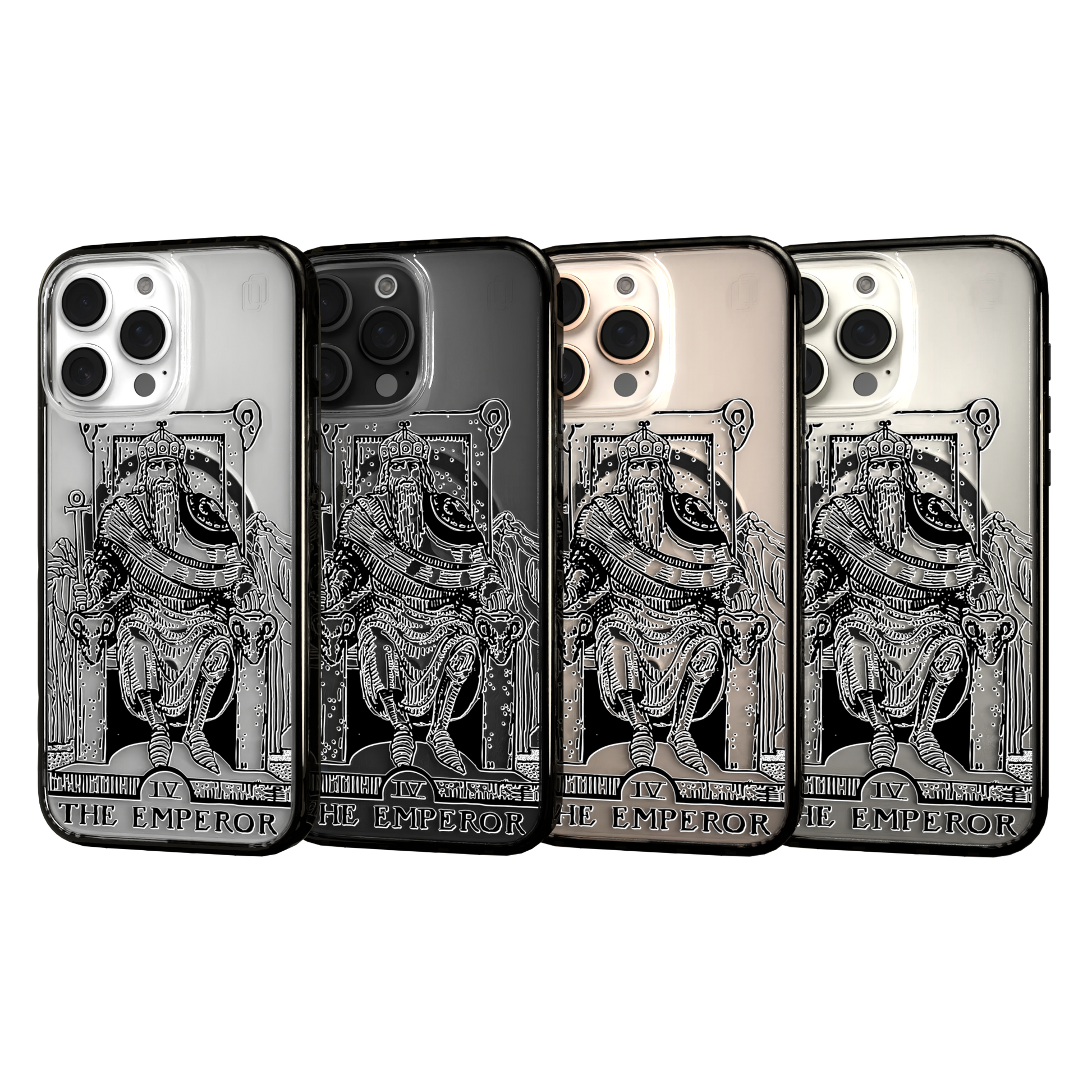 iPhone 16 Series | MagSafe | Tarot Collection | The Emperor The Emperor - Line / iPhone 16 Pro Max / Black