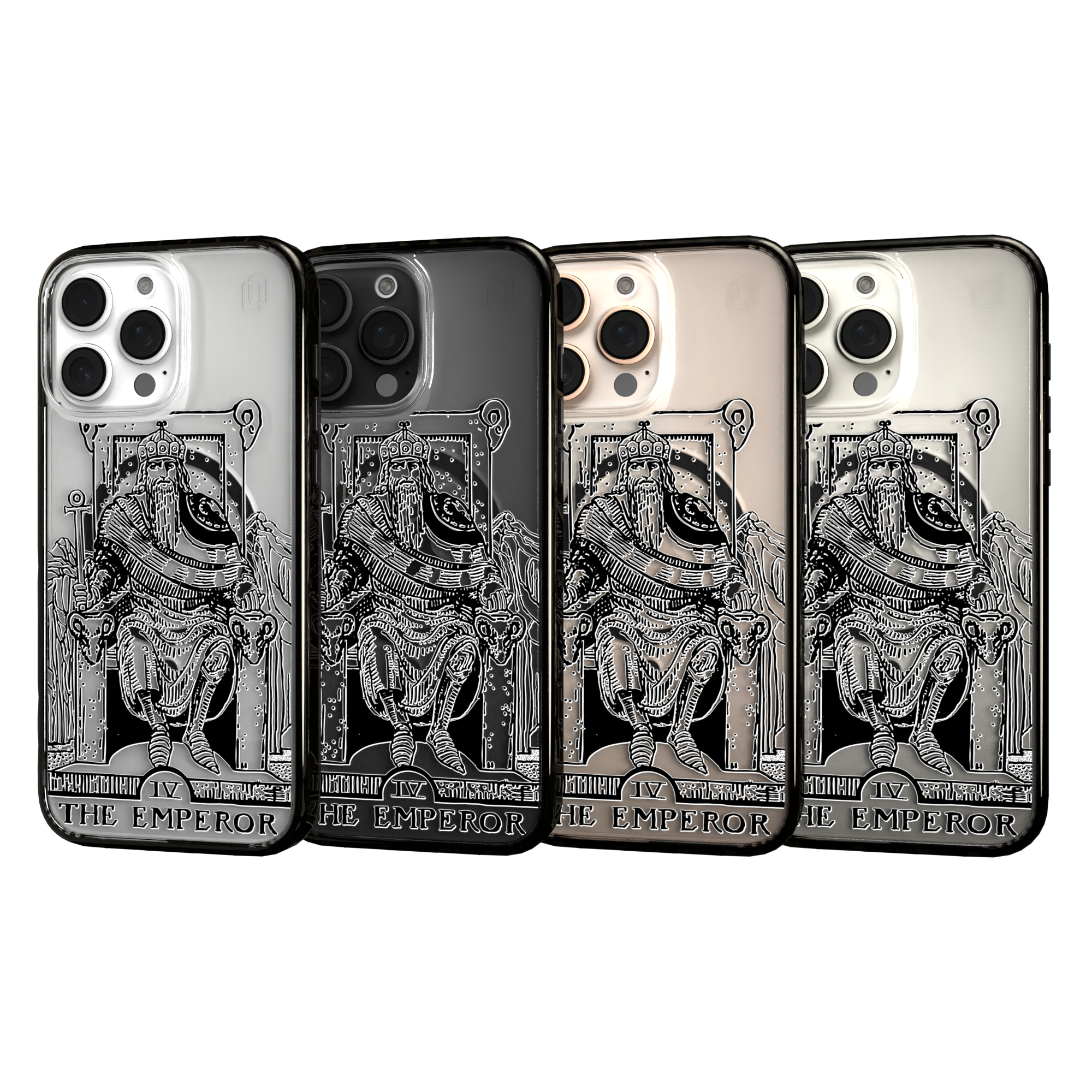 iPhone 16 Series | MagSafe | Tarot Collection | The Emperor The Emperor - Line / iPhone 16 Pro Max / Black