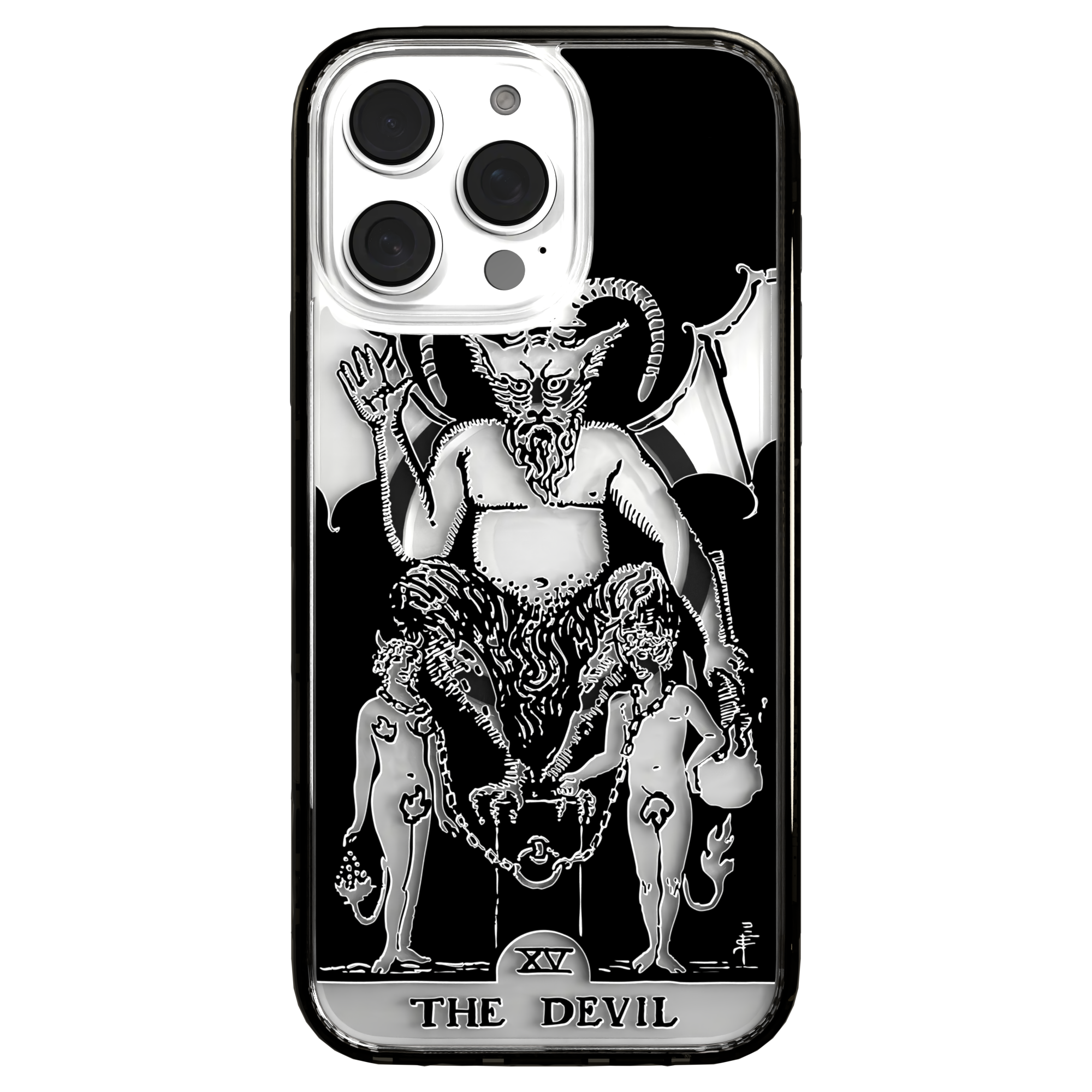 iPhone 16 Series | MagSafe | Tarot Collection | The Devil The Devil - Line / iPhone 16 Pro Max / Black