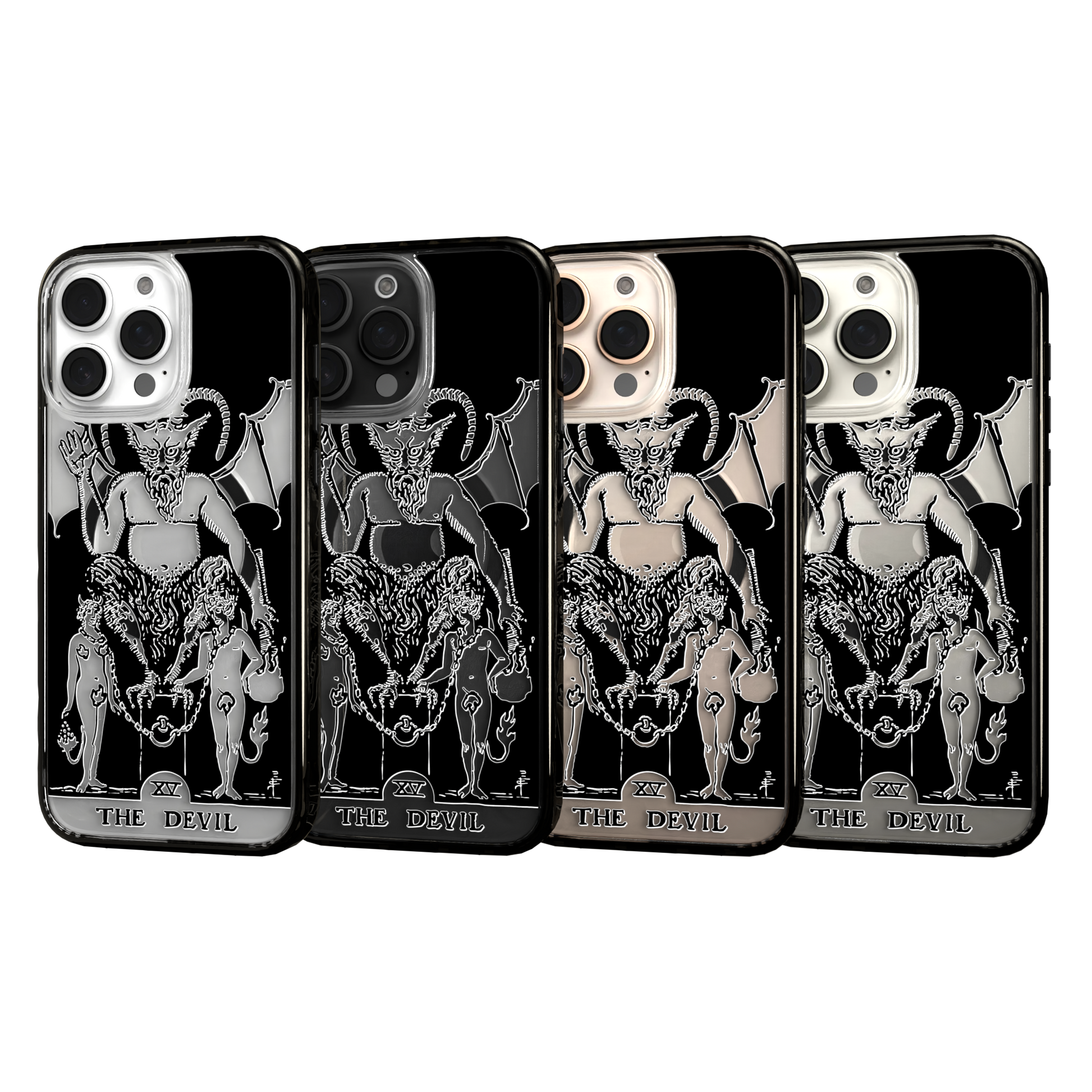 iPhone 16 Series | MagSafe | Tarot Collection | The Devil The Devil - Line / iPhone 16 Pro Max / Black
