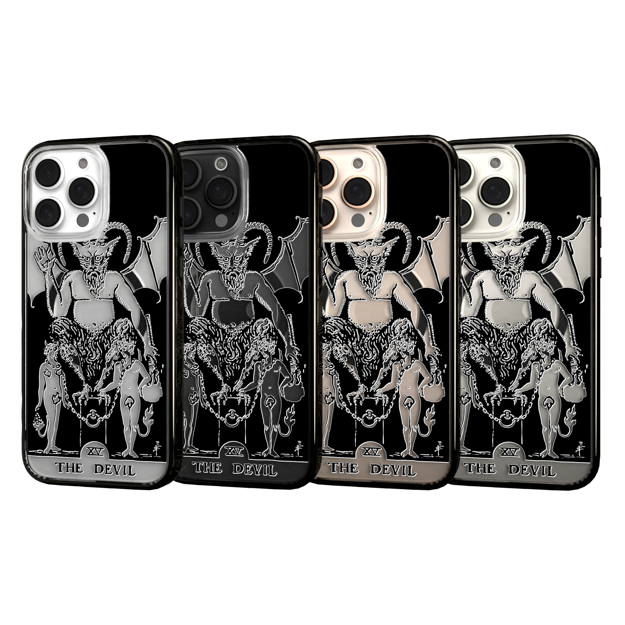 iPhone 16 Series | MagSafe | Tarot Collection | The Devil The Devil - Line / iPhone 16 Pro Max / Black