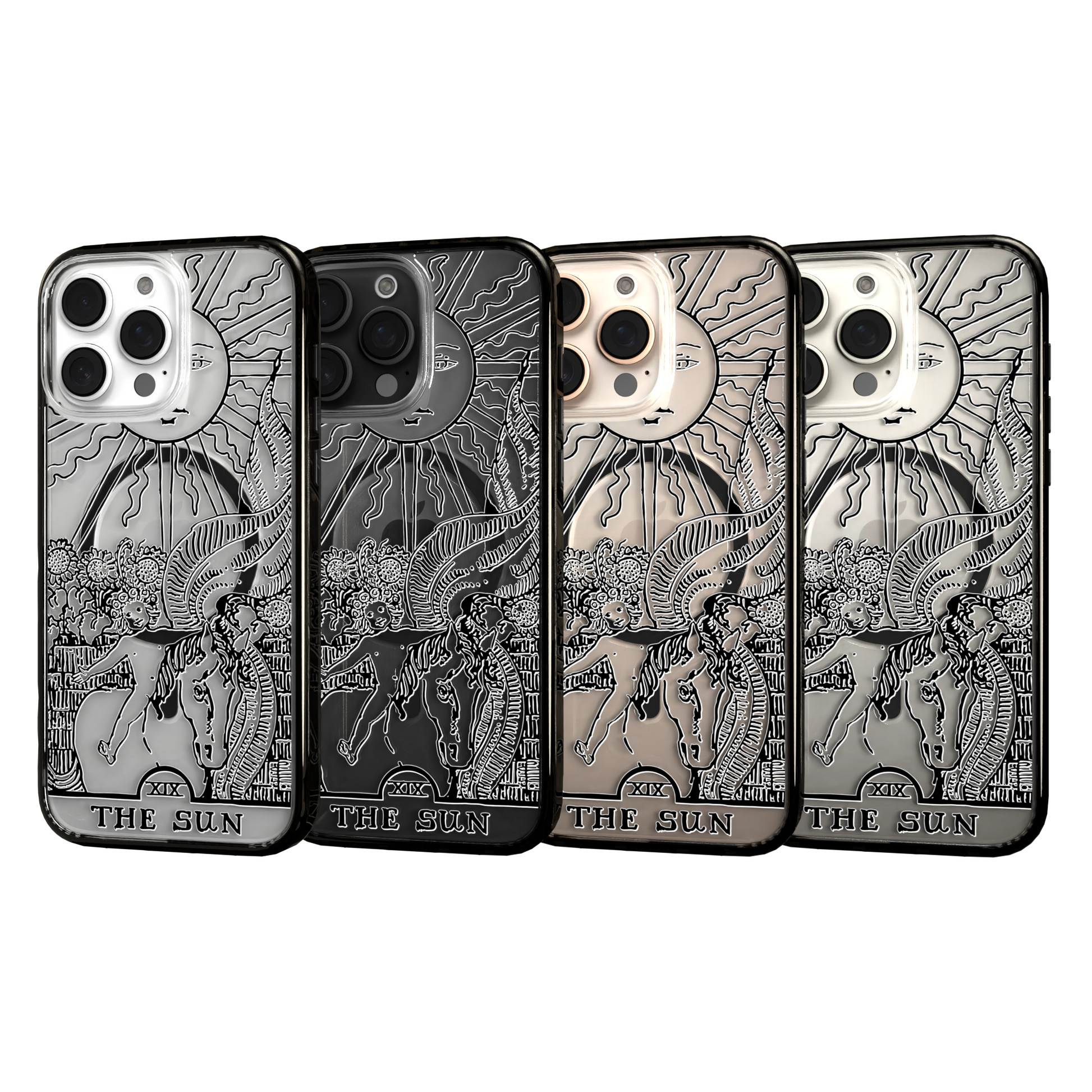 iPhone 16 Series | MagSafe | Tarot Collection | The Sun The Sun - Line / iPhone 16 Pro Max / Black