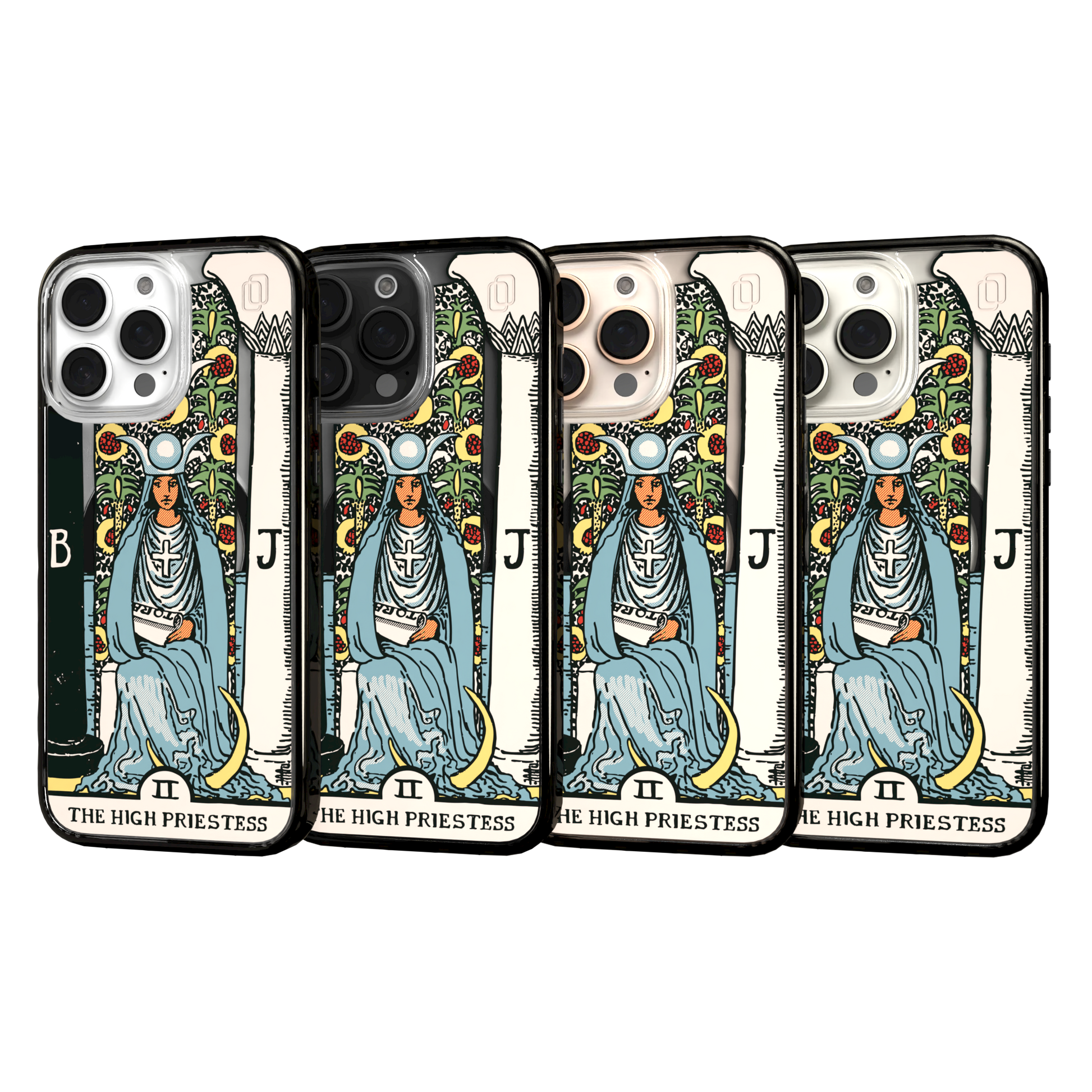 iPhone 16 Series | MagSafe | Tarot Collection | The High Priestess The High Priestess - Color / iPhone 16 Pro Max / Black