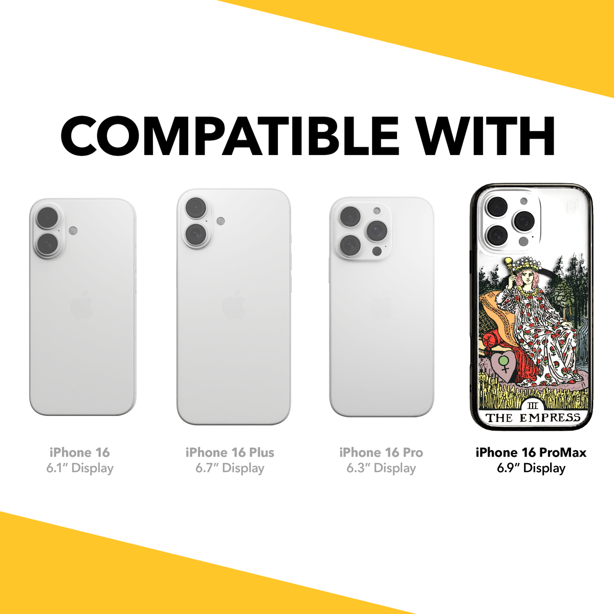 iPhone 16 Series | MagSafe | Tarot Collection | The Empress The Empress - Color / iPhone 16 Pro Max / Black