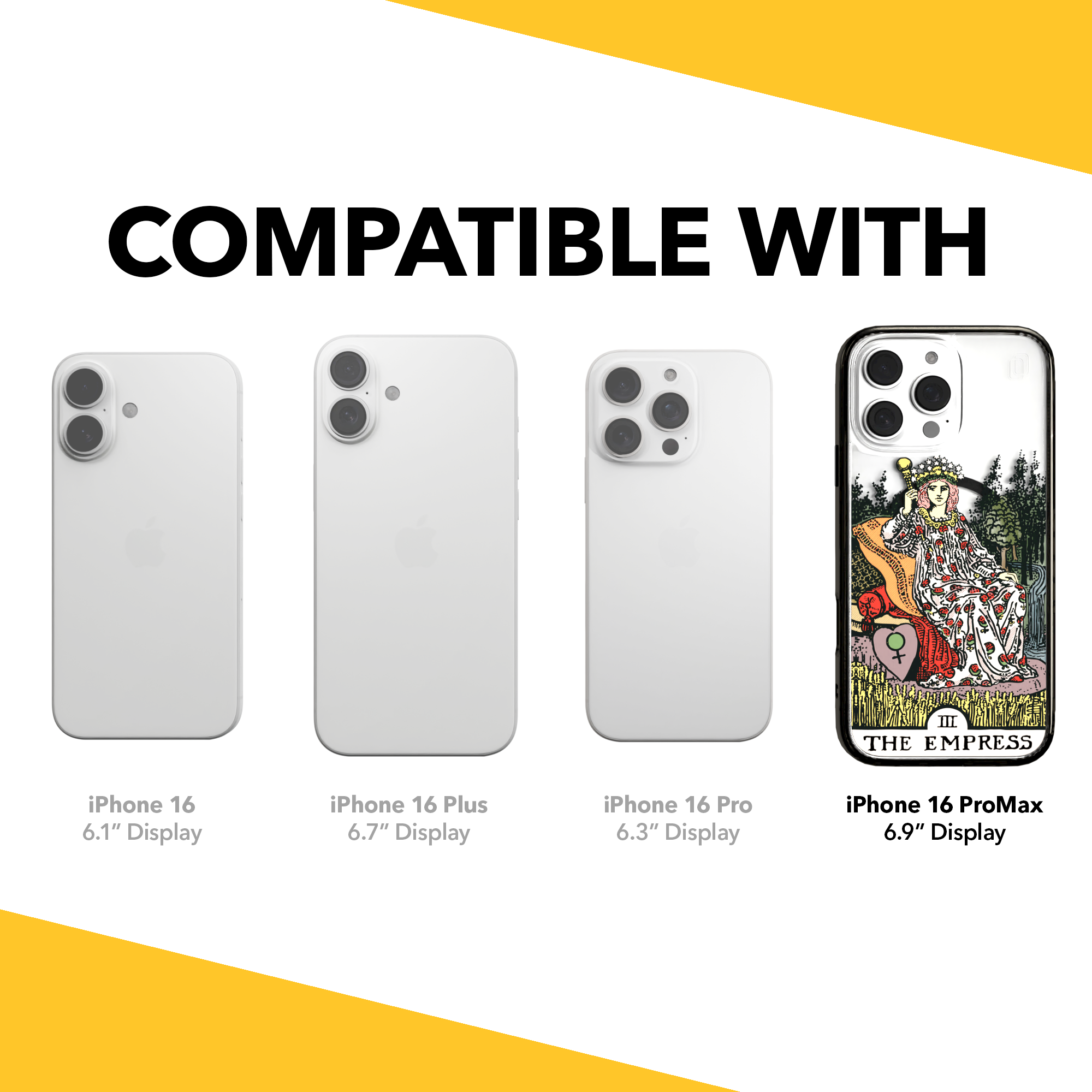 iPhone 16 Series | MagSafe | Tarot Collection | The Empress The Empress - Color / iPhone 16 Pro Max / Black