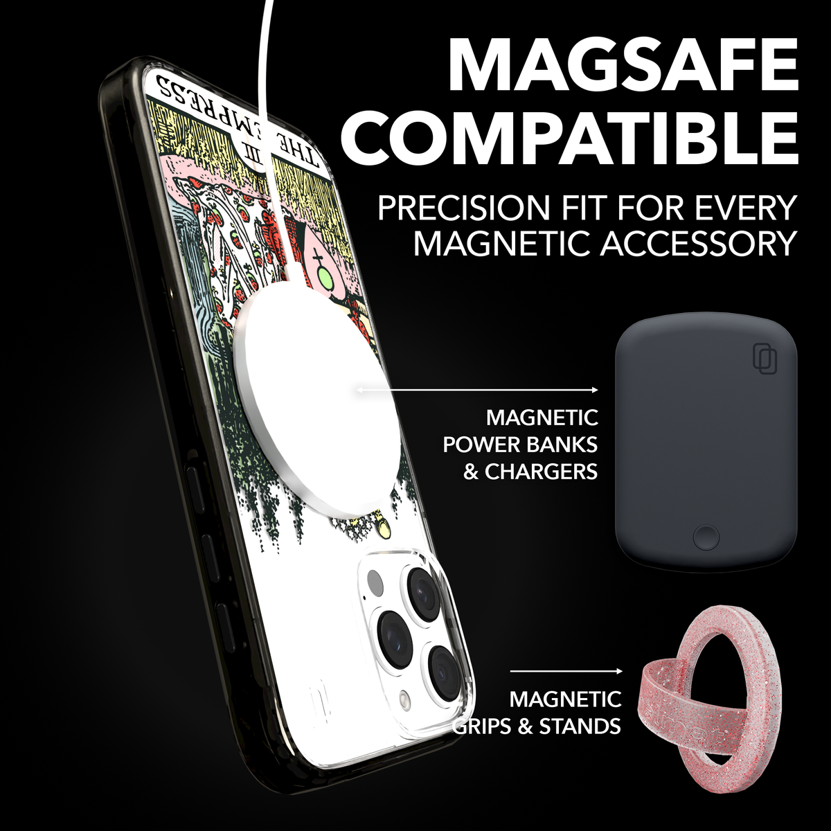 iPhone 16 Series | MagSafe | Tarot Collection | The Empress The Empress - Color / iPhone 16 Pro Max / Black
