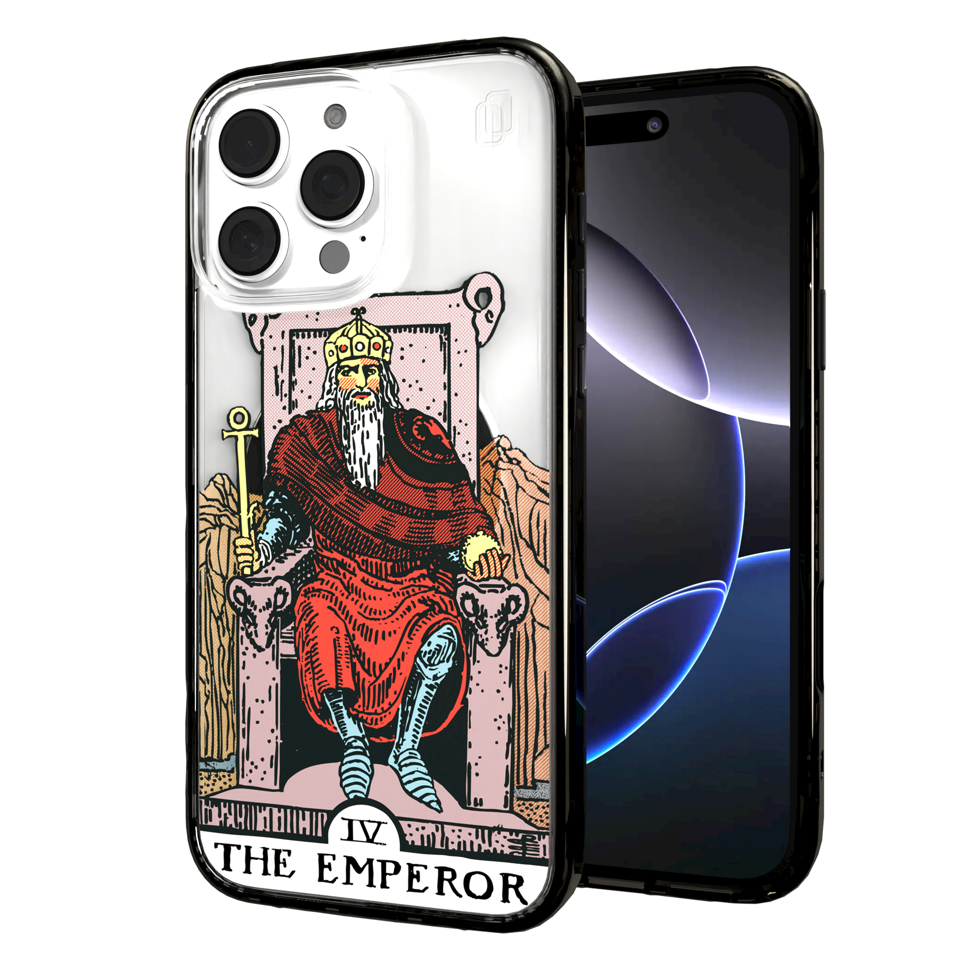 iPhone 16 Series | MagSafe | Tarot Collection | The Emperor The Emperor - Color / iPhone 16 Pro Max / Black