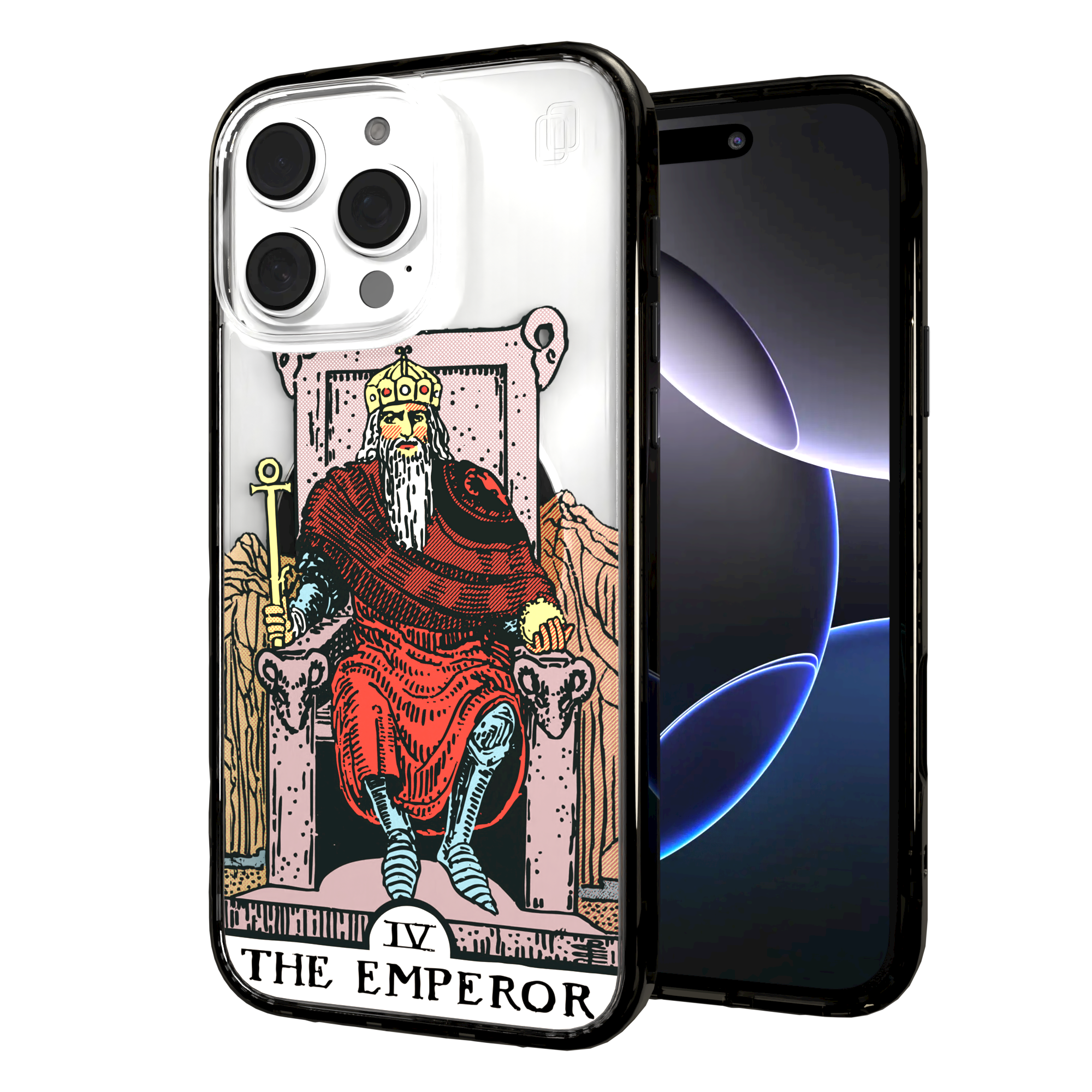 iPhone 16 Series | MagSafe | Tarot Collection | The Emperor The Emperor - Color / iPhone 16 Pro Max / Black