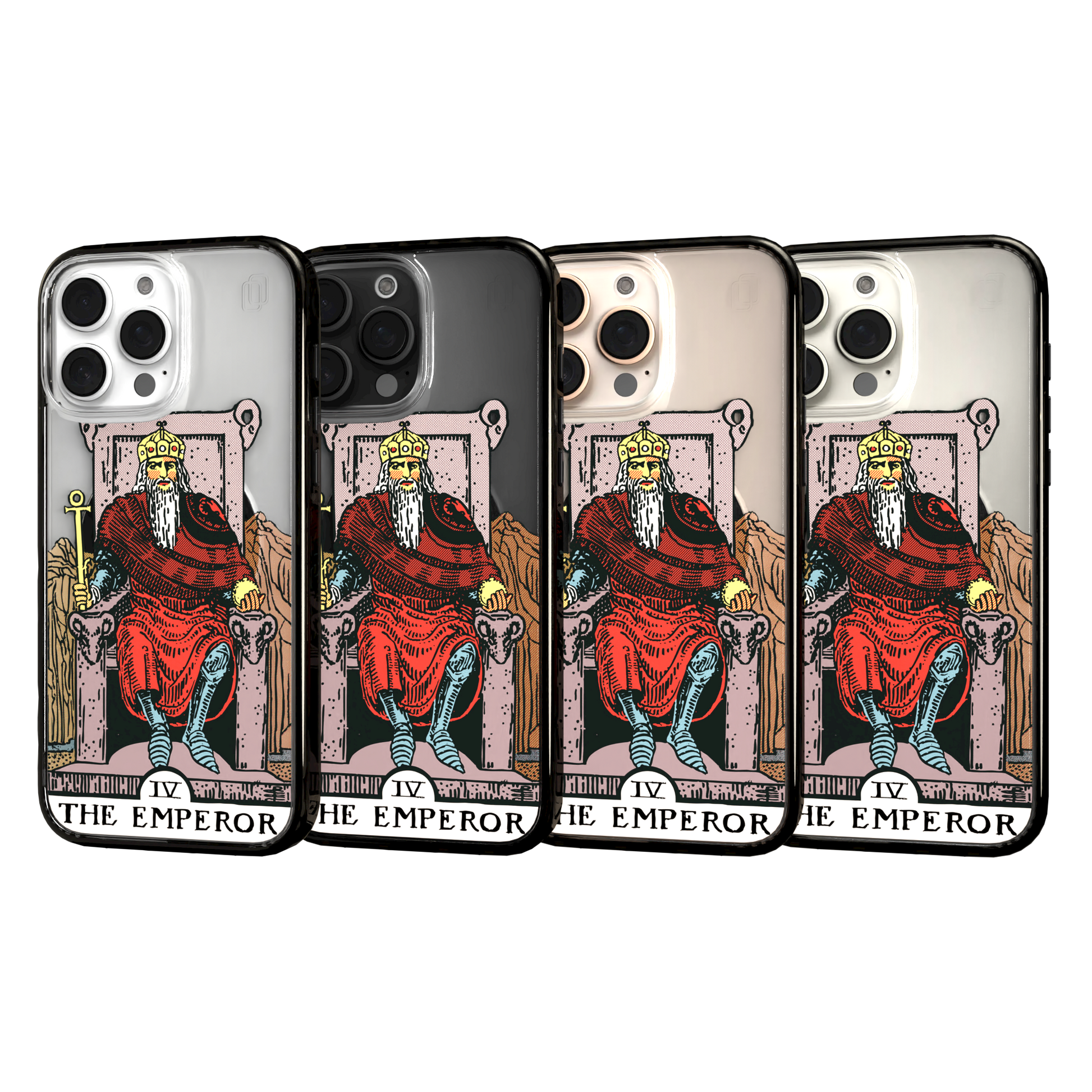 iPhone 16 Series | MagSafe | Tarot Collection | The Emperor The Emperor - Color / iPhone 16 Pro Max / Black