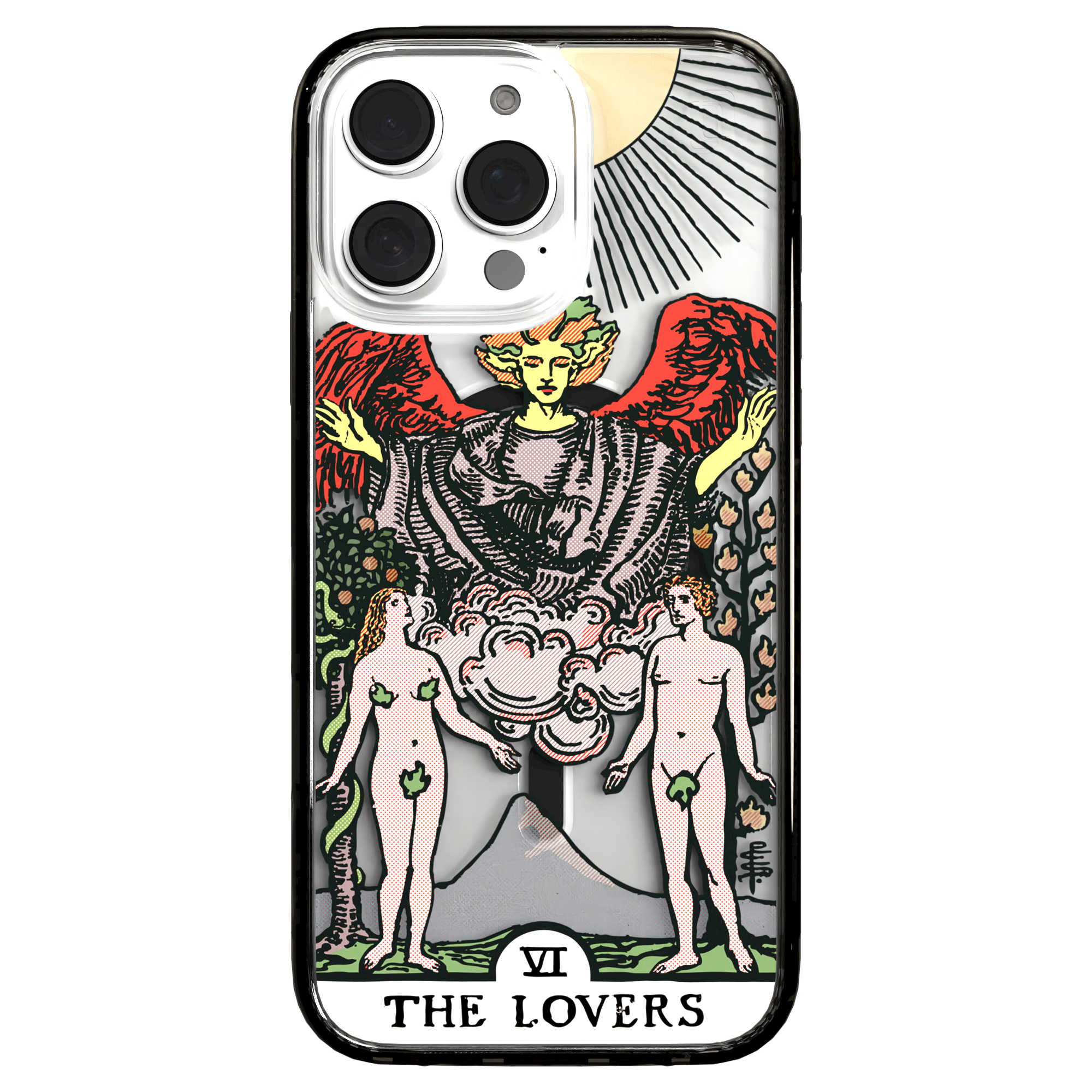 iPhone 16 Series | MagSafe | Tarot Collection | The Lovers The Lovers - Color / iPhone 16 Pro Max / Black