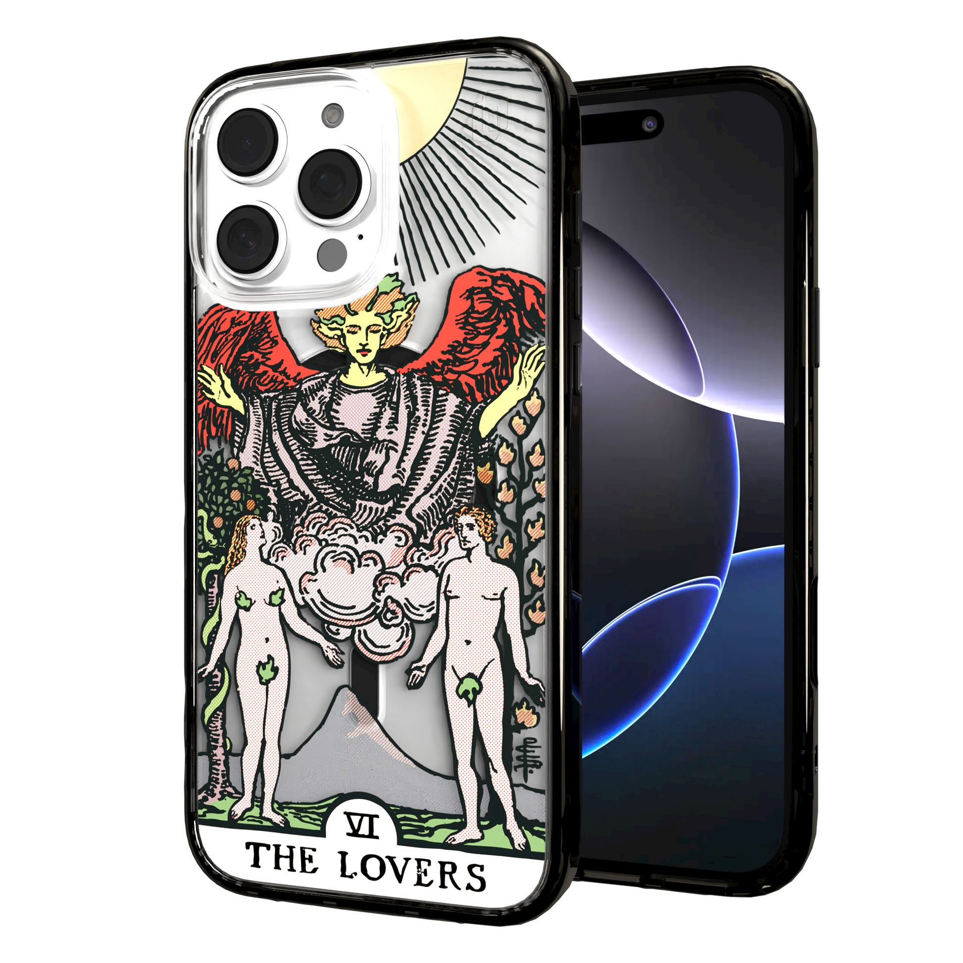 iPhone 16 Series | MagSafe | Tarot Collection | The Lovers The Lovers - Color / iPhone 16 Pro Max / Black