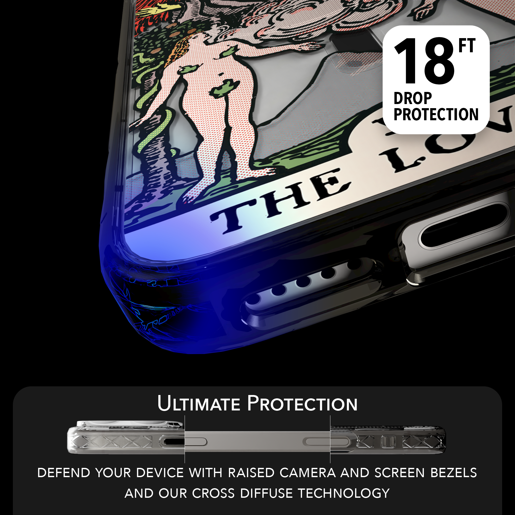 iPhone 16 Series | MagSafe | Tarot Collection | The Lovers The Lovers - Color / iPhone 16 Pro Max / Black