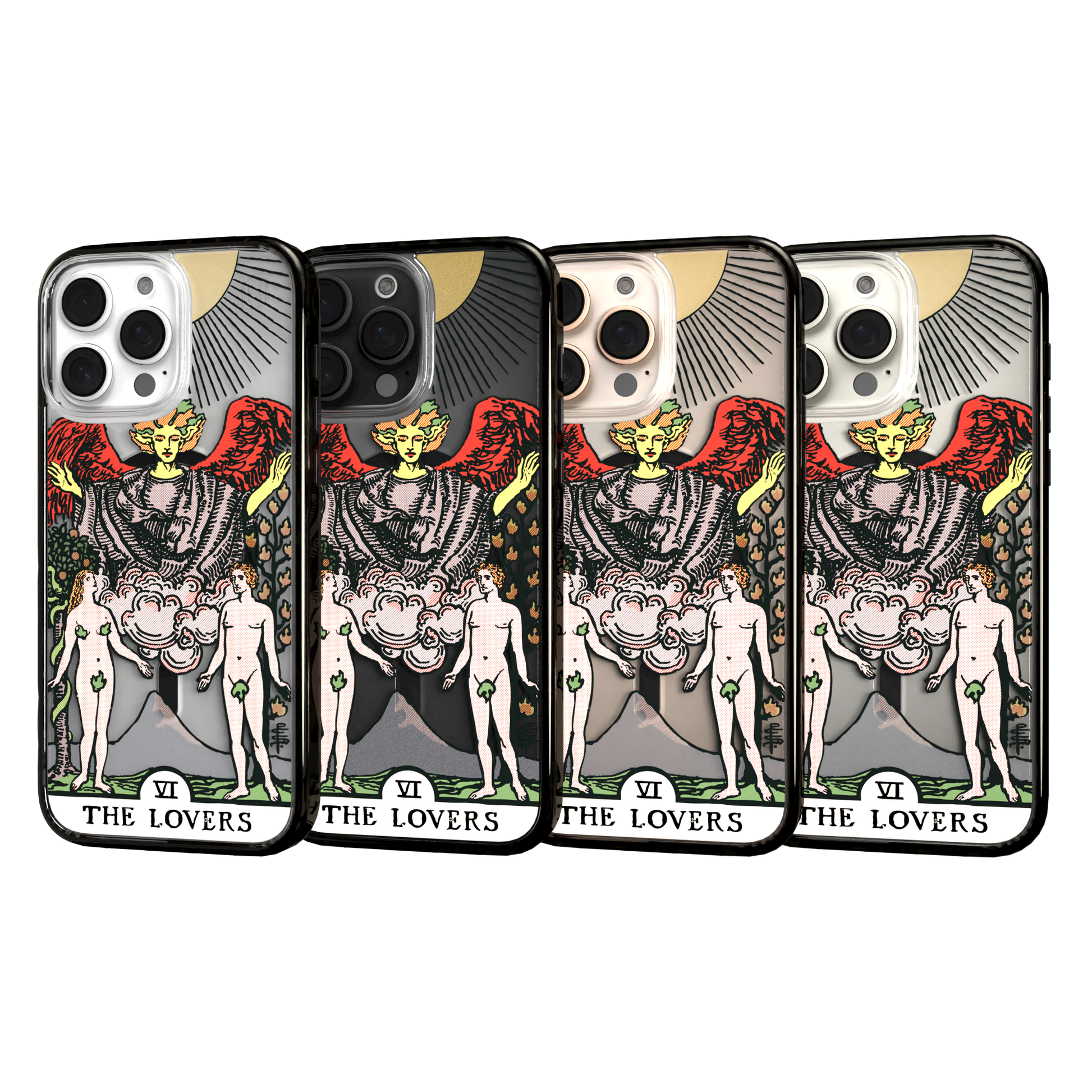 iPhone 16 Series | MagSafe | Tarot Collection | The Lovers The Lovers - Color / iPhone 16 Pro Max / Black
