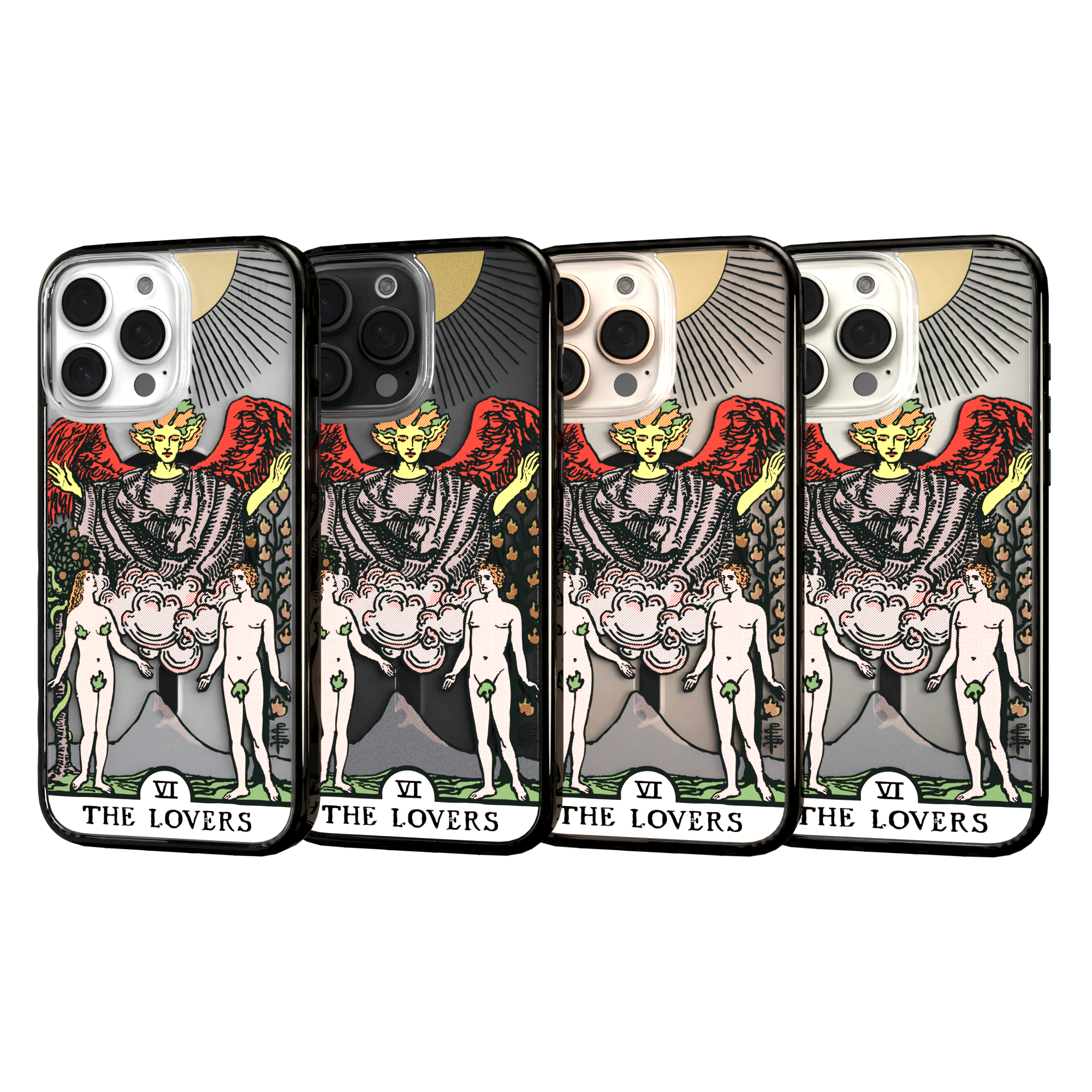 iPhone 16 Series | MagSafe | Tarot Collection | The Lovers The Lovers - Color / iPhone 16 Pro Max / Black